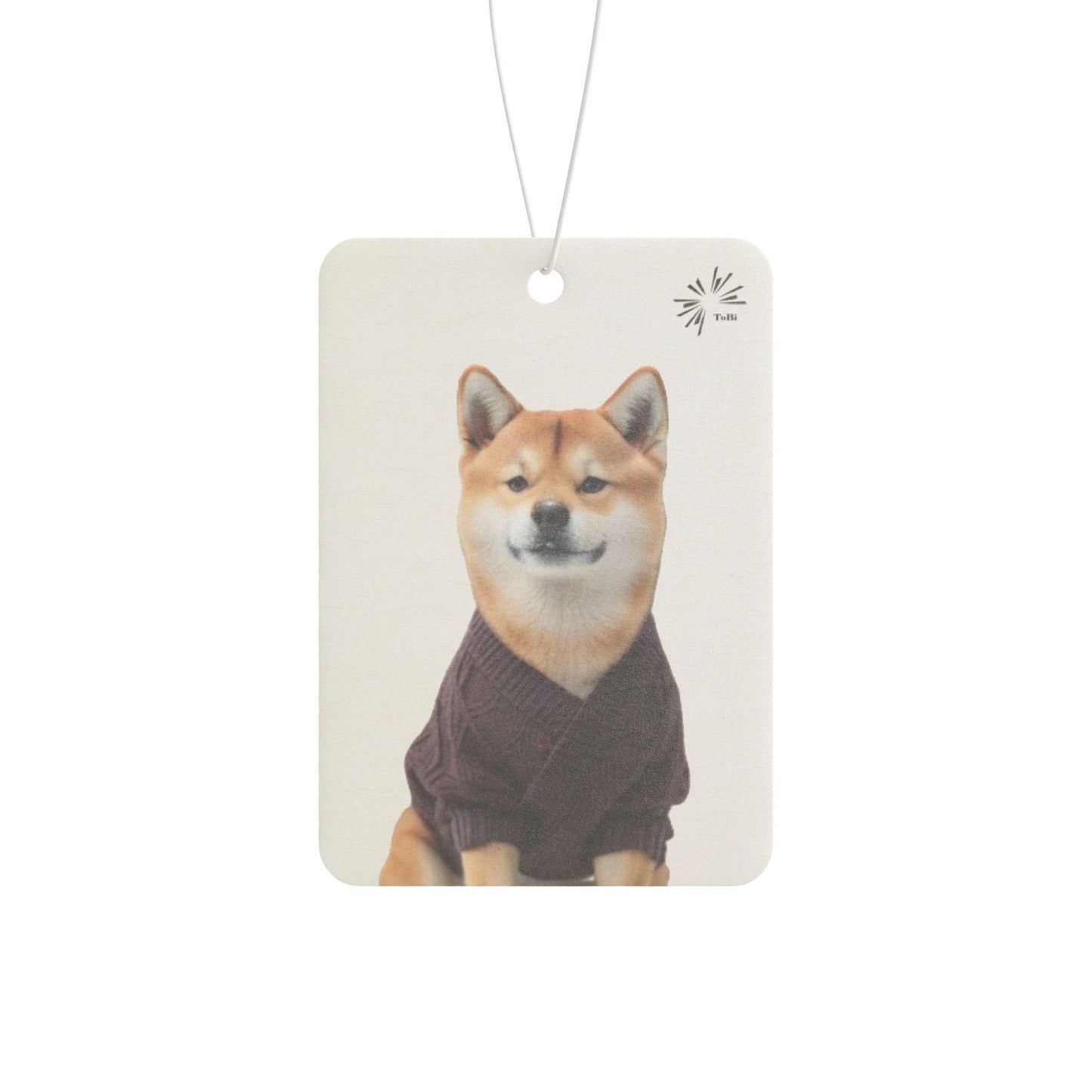 Sweater Dog Car Air Freshener, Cute Shiba Inu Fragrance, by TokyoBill