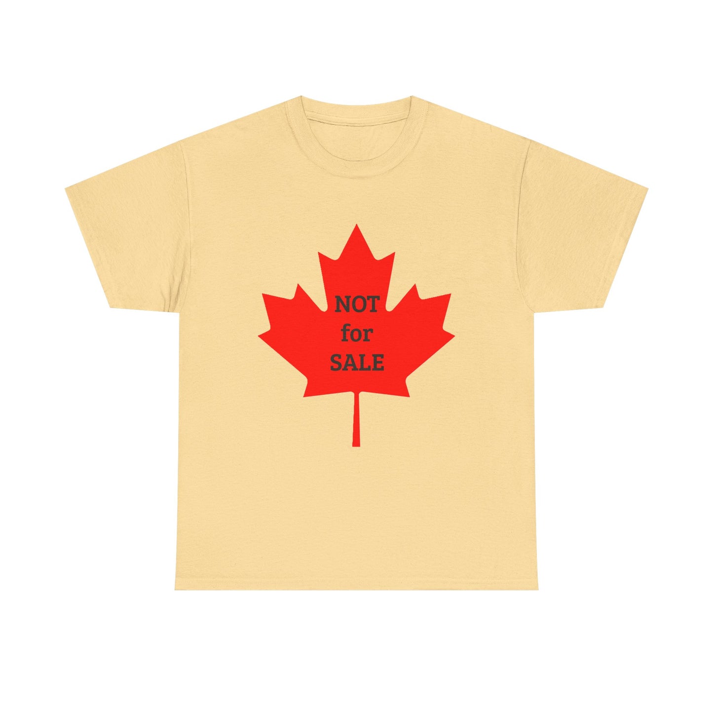 Canada: "NOT for SALE" -- Heavy Cotton Tee by TokyoBill