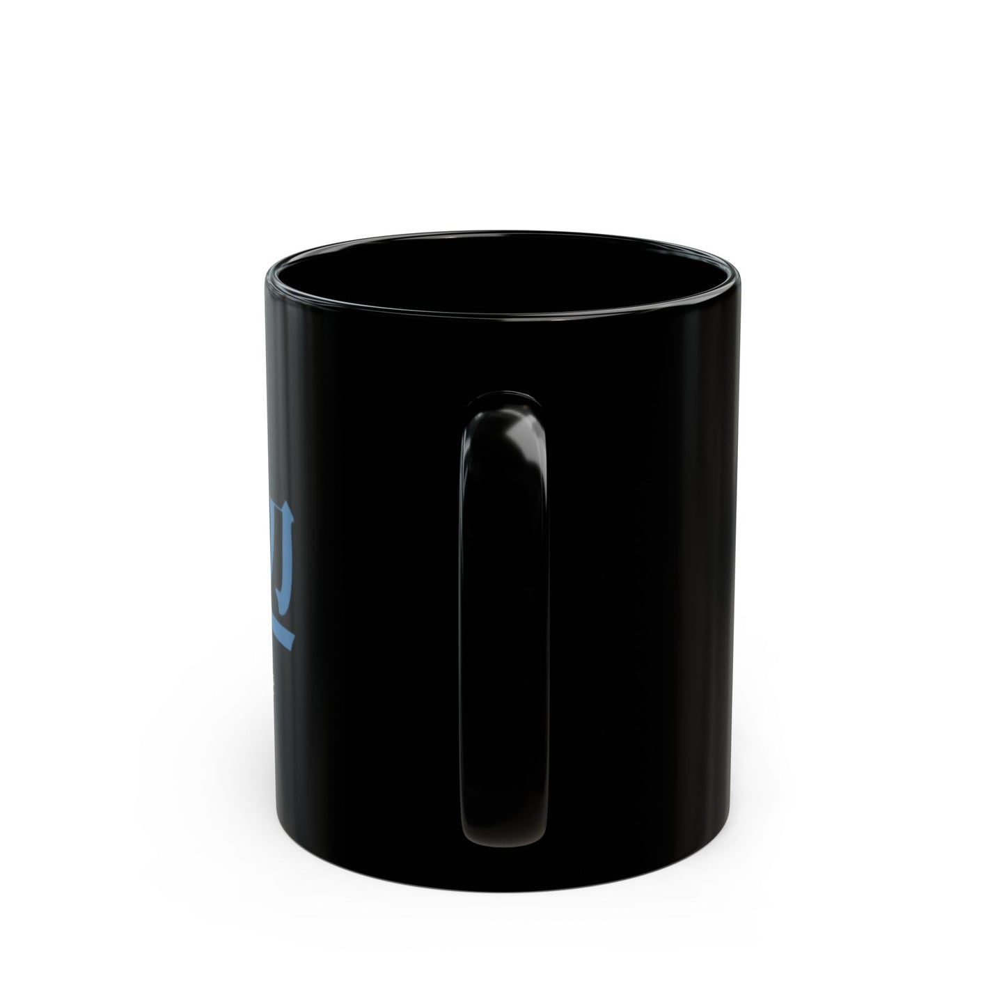 Japanese name 'Watanabe' black coffee mug, by TokyoBill