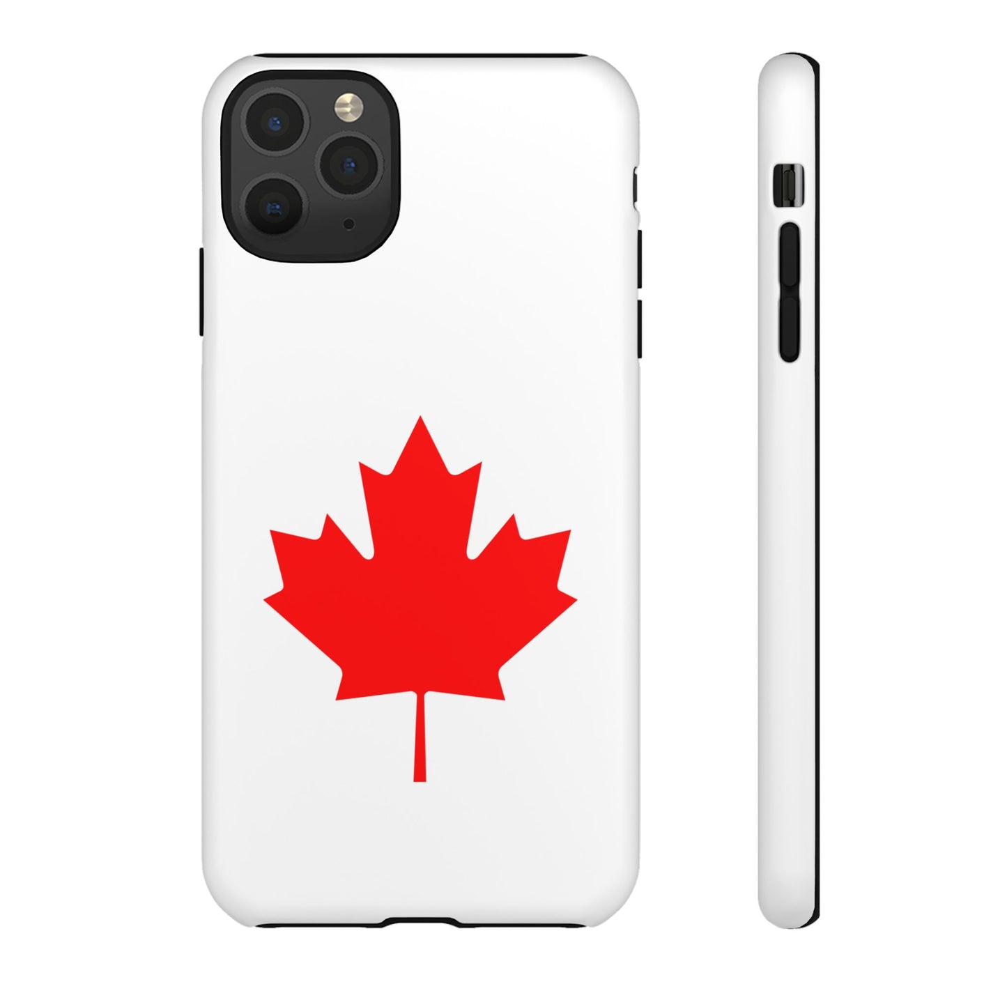 Canadian Maple Leaf iPhone Case (Tough Case model series 11) by TokyoBill