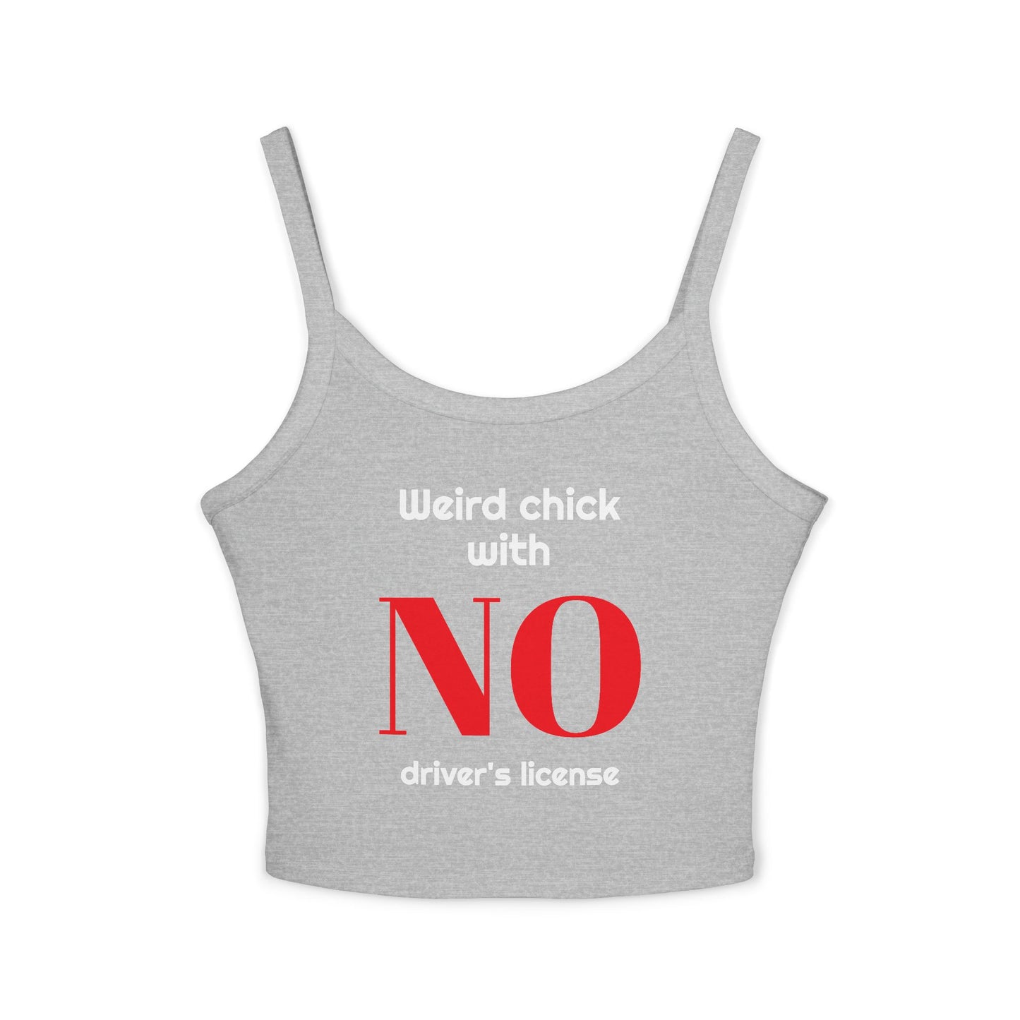 Women's Funny Spaghetti Strap Tank Top, by TokyoBill