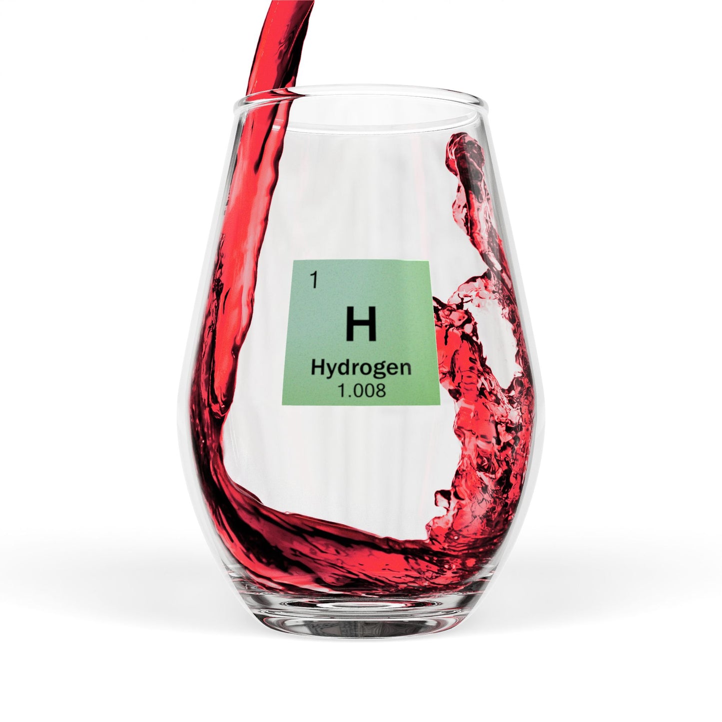 Periodic Table Stemless Wine Glass | Non-Metal Series | Science Gift