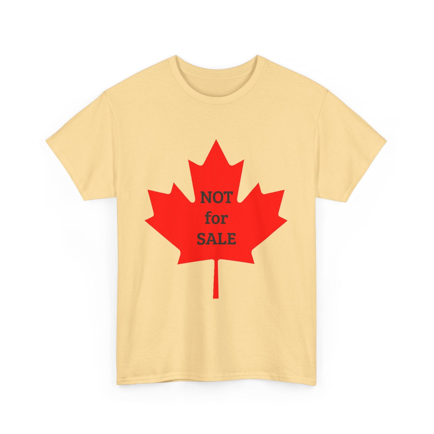 Canada: "NOT for SALE" -- Heavy Cotton Tee by TokyoBill