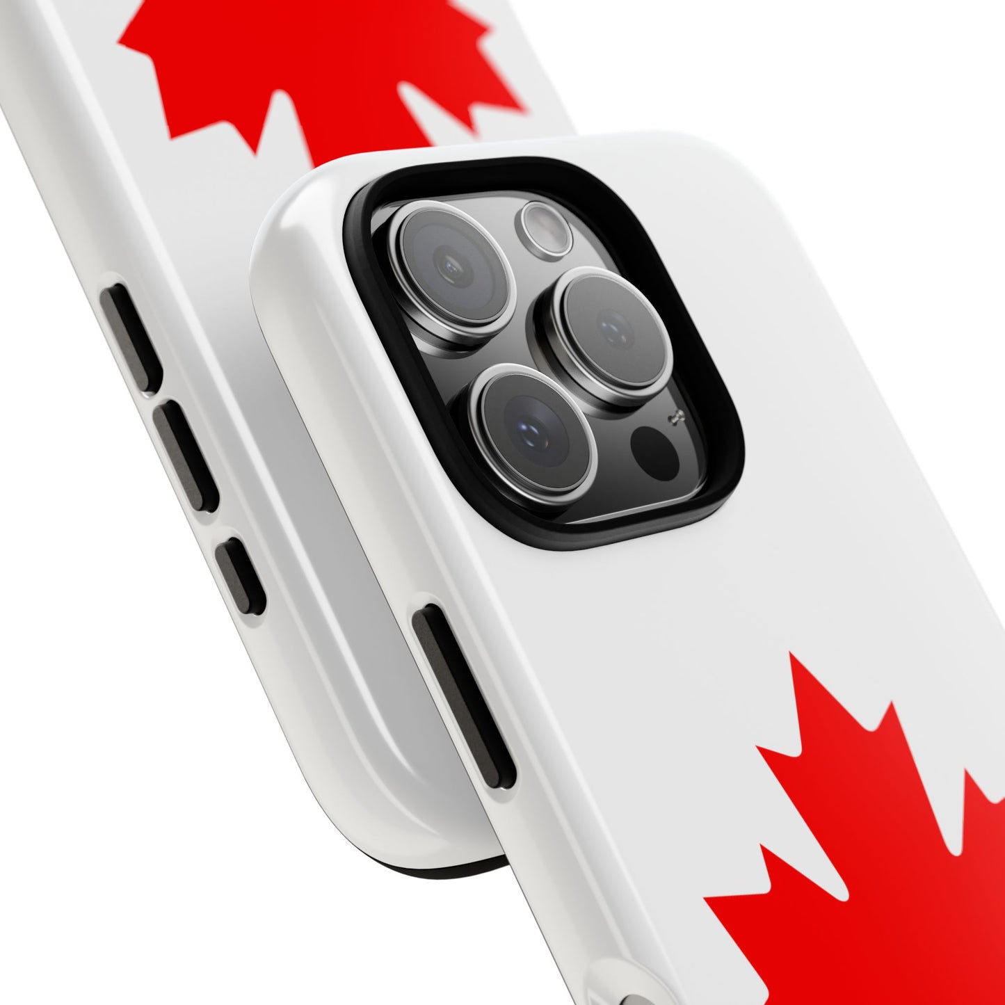 Canadian Maple Leaf iPhone Case (Tough Case model series 16) by TokyoBill