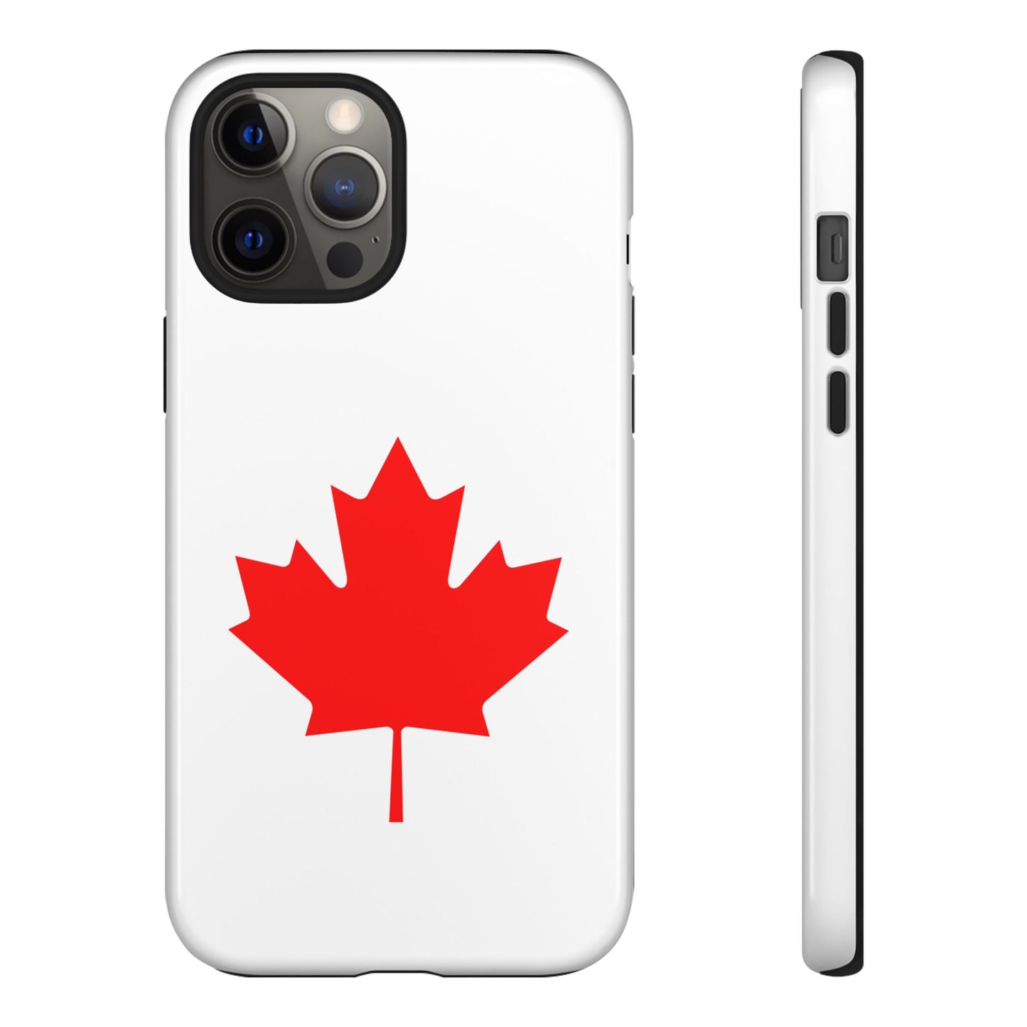 Canadian Maple Leaf iPhone Case (Tough Case model series 12) by TokyoBill