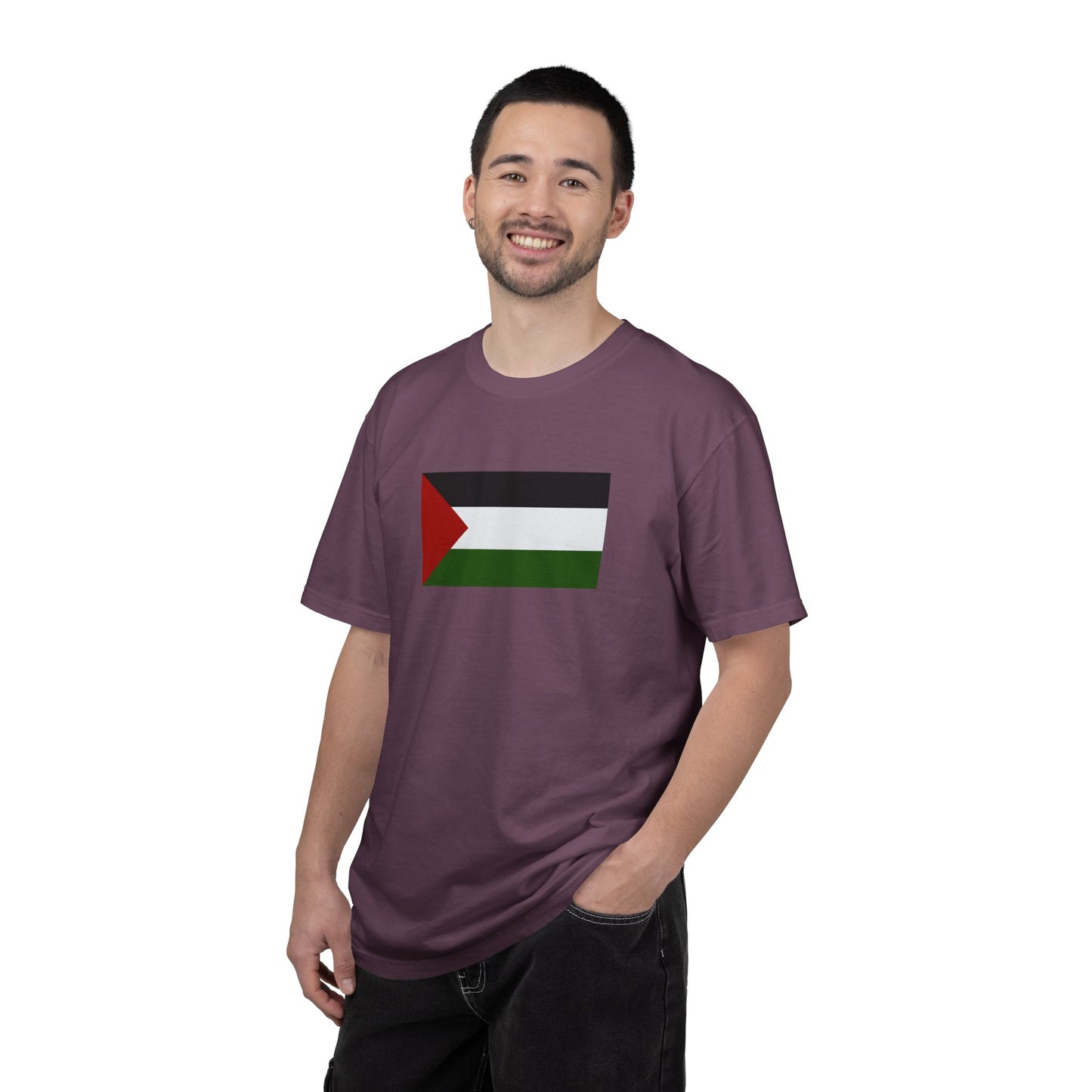 Palestinian Flag, Unisex Garment-Dyed T-shirt, Palestine Freedom Tee by TokyoBill