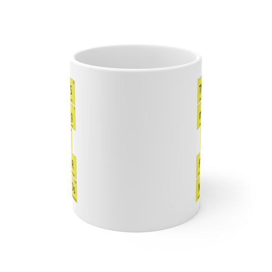 Chemistry & Physics Coffee Cup | Scientific Symbols Mug for Nerds, by TokyoBill