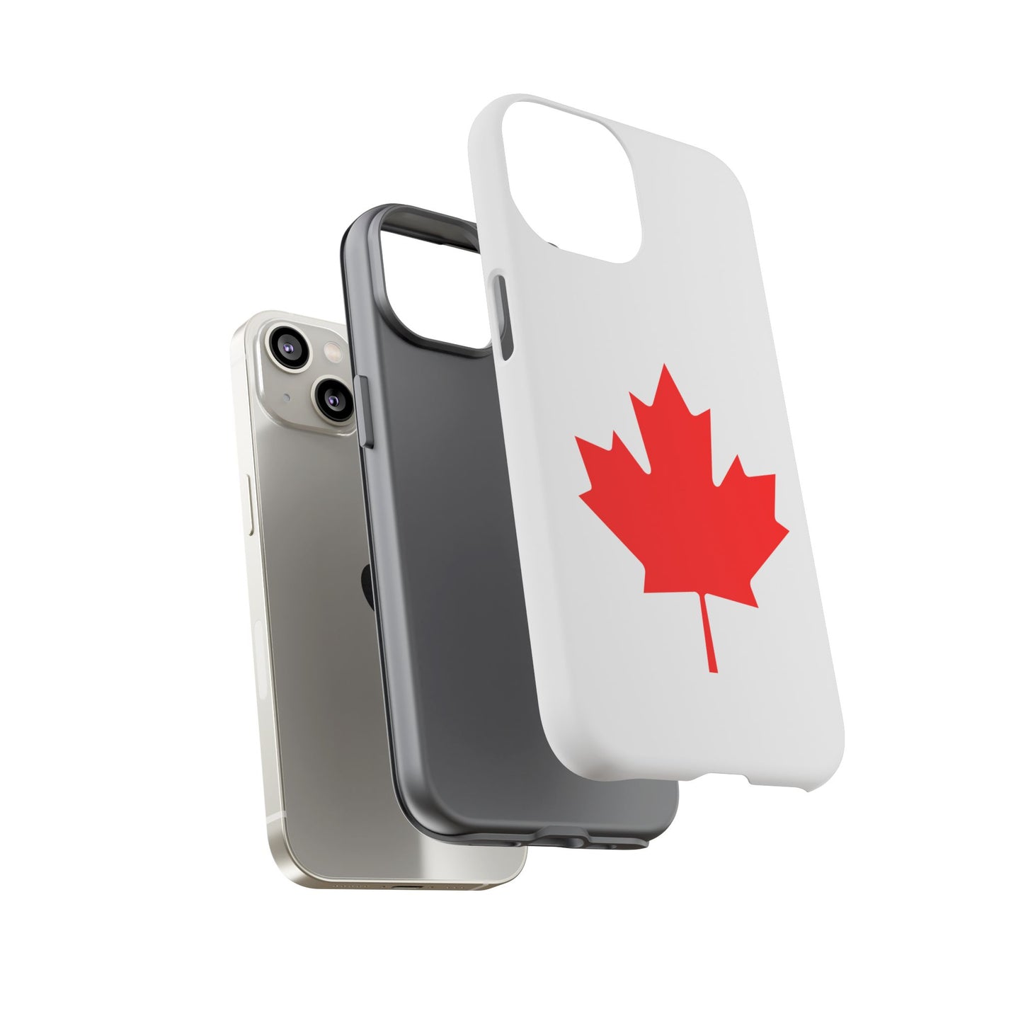 Canadian Maple Leaf iPhone Case (Tough Case model series 14) by TokyoBill