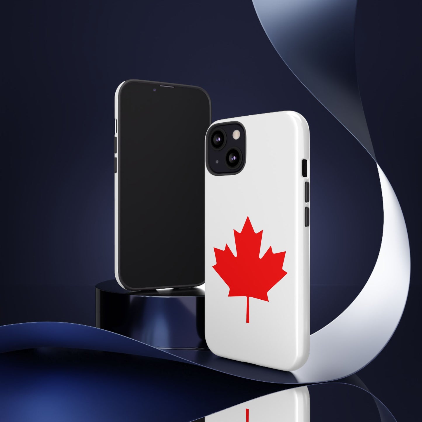 Canadian Maple Leaf iPhone Case (Tough Case model series 13) by TokyoBill