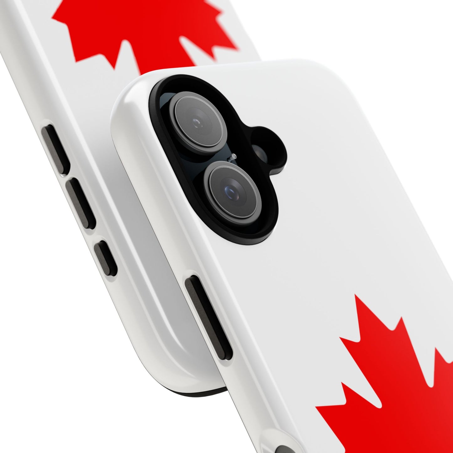 Canadian Maple Leaf iPhone Case (Tough Case model series 16) by TokyoBill