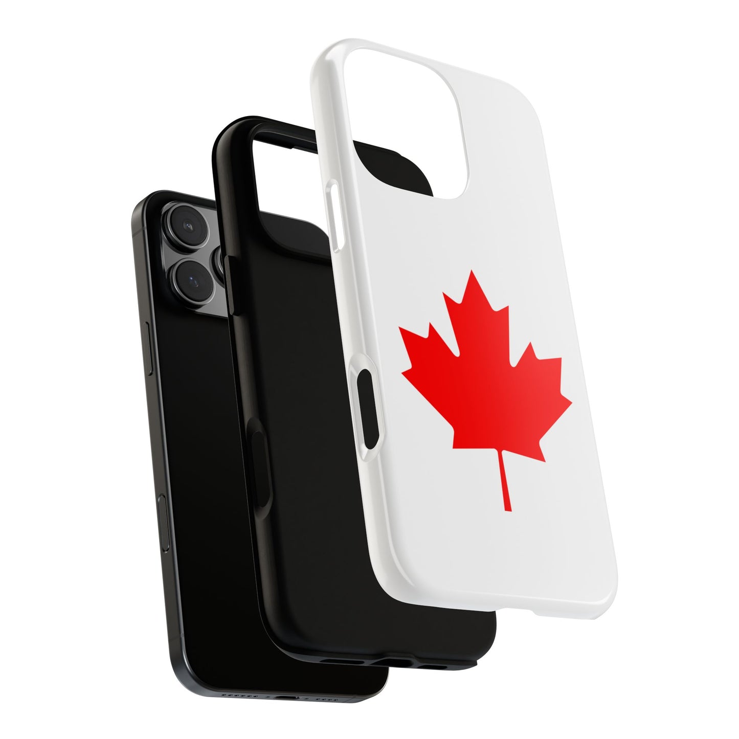 Canadian Maple Leaf iPhone Case (Tough Case model series 16) by TokyoBill
