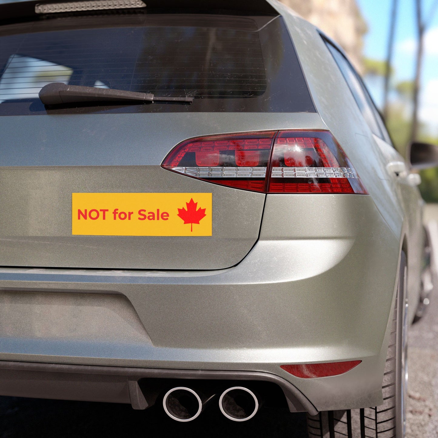 Canada: "NOT for Sale" -- original Car Magnet by TokyoBill