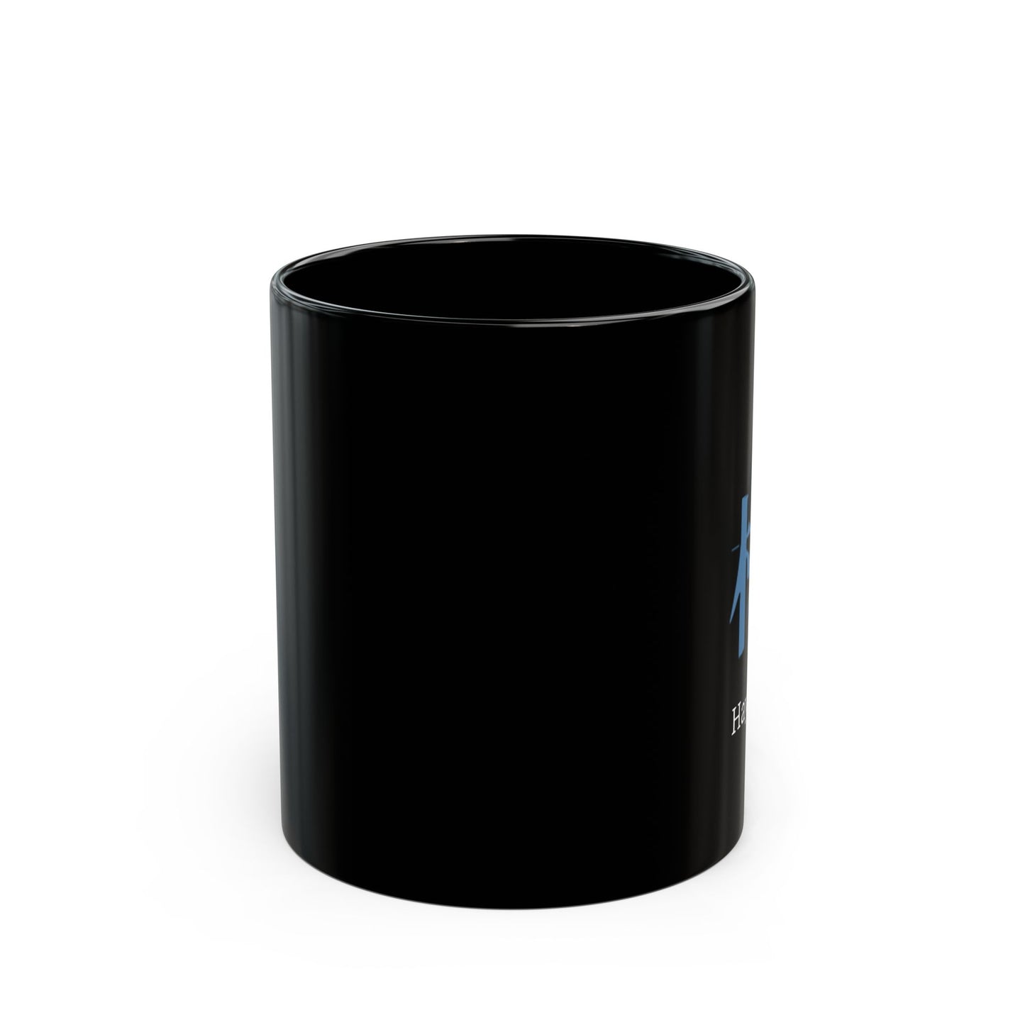 Japanese name 'Hayashi' black coffee mug, by TokyoBill