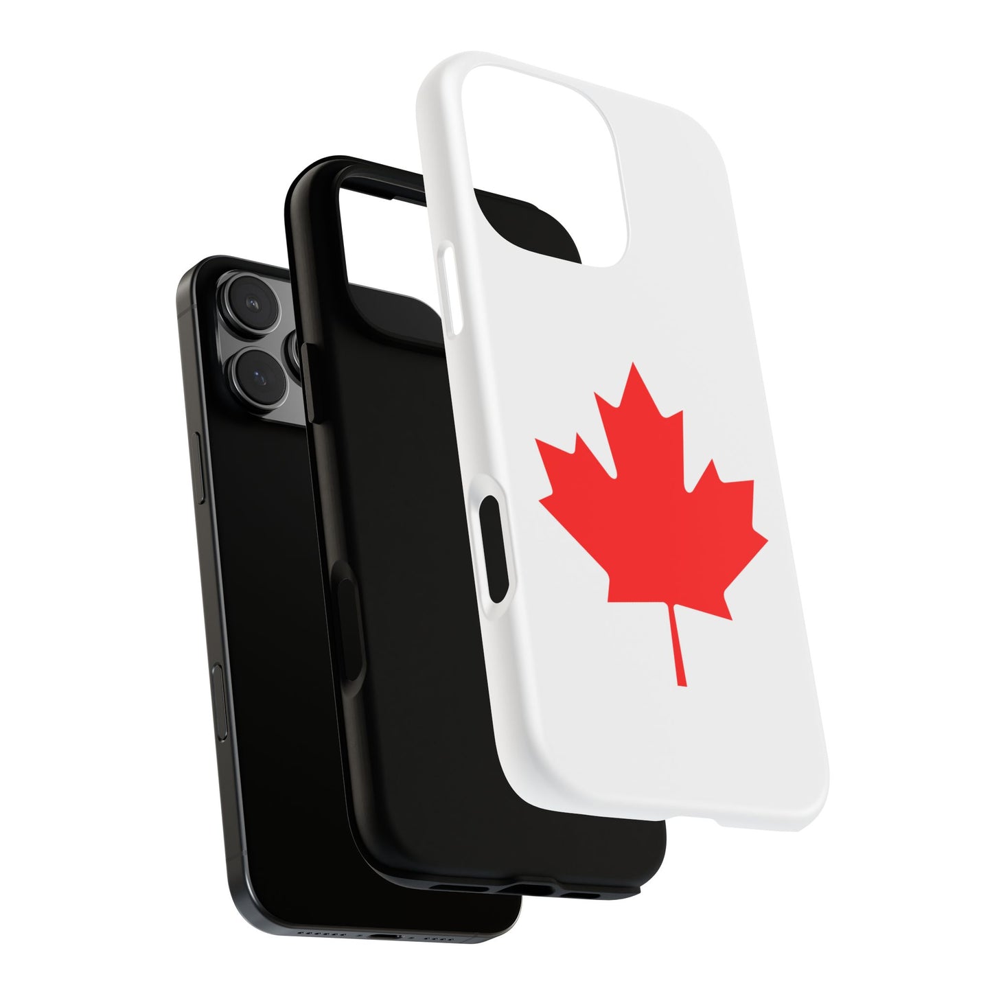 Canadian Maple Leaf iPhone Case (Tough Case model series 16) by TokyoBill