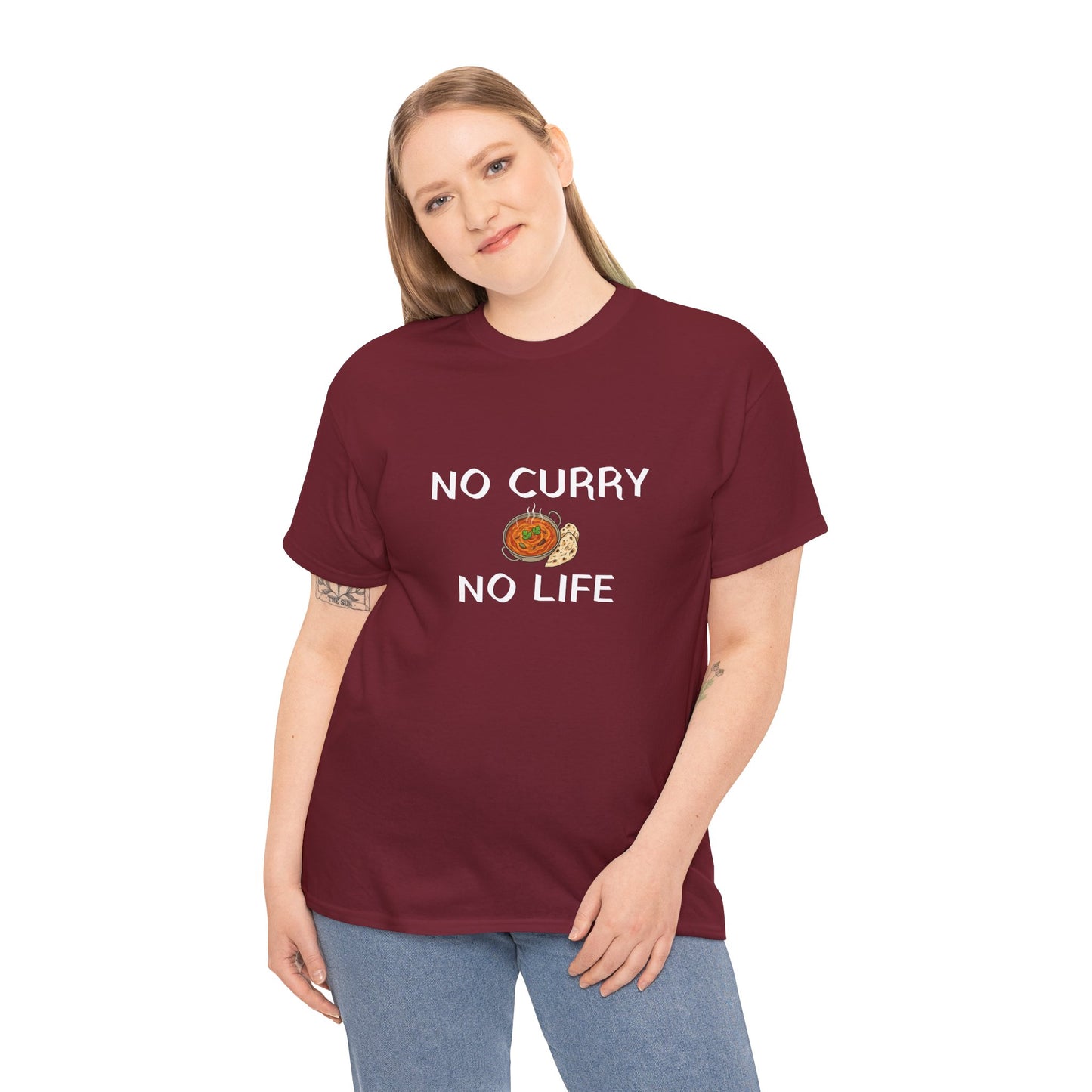 No Curry No Life tee | Funny food T-shirt
