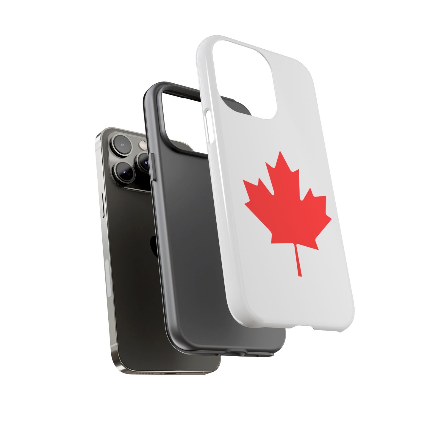 Canadian Maple Leaf iPhone Case (Tough Case model series 14) by TokyoBill