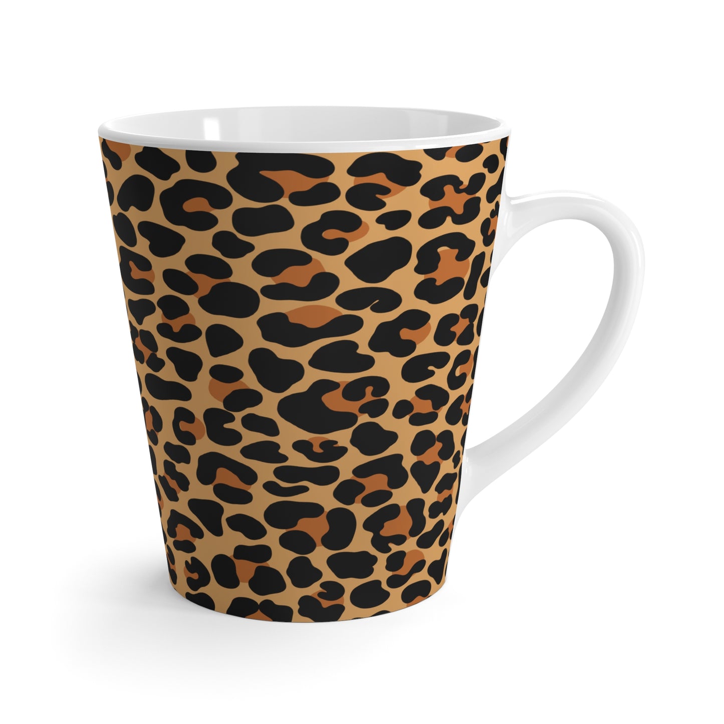 Leopard Print Latte Mug - Ideal for Coffee/Tea Lovers, by TokyoBill