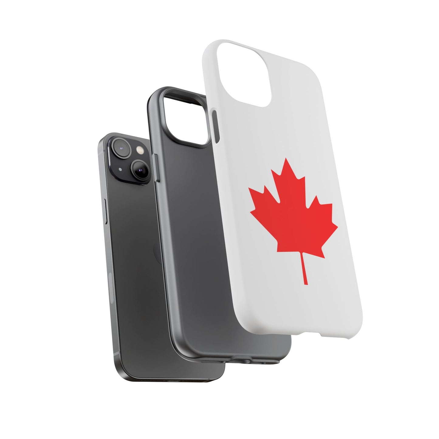 Canadian Maple Leaf iPhone Case (Tough Case model series 14) by TokyoBill