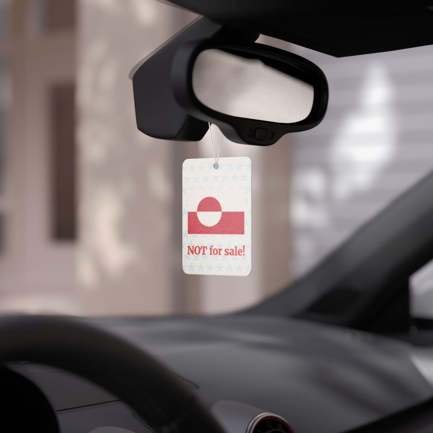 NOT for sale! - Original Greenland Flag Air Freshener, by TokyoBill
