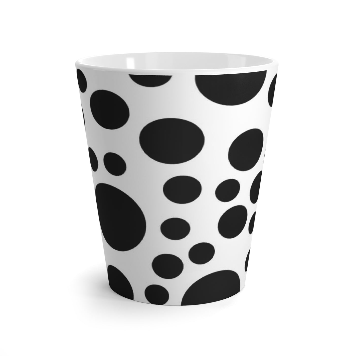 Polka Dot Print Latte Mug - Ideal for Coffee/Tea Lovers, by TokyoBill