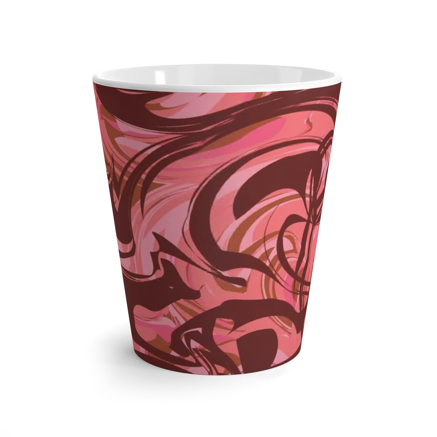 Swirly Print Latte Mug - Ideal for Coffee/Tea Lovers, by TokyoBill