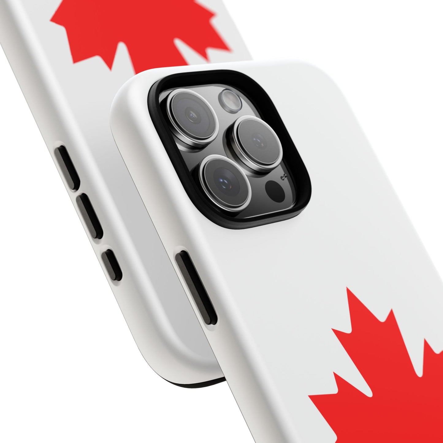 Canadian Maple Leaf iPhone Case (Tough Case model series 16) by TokyoBill