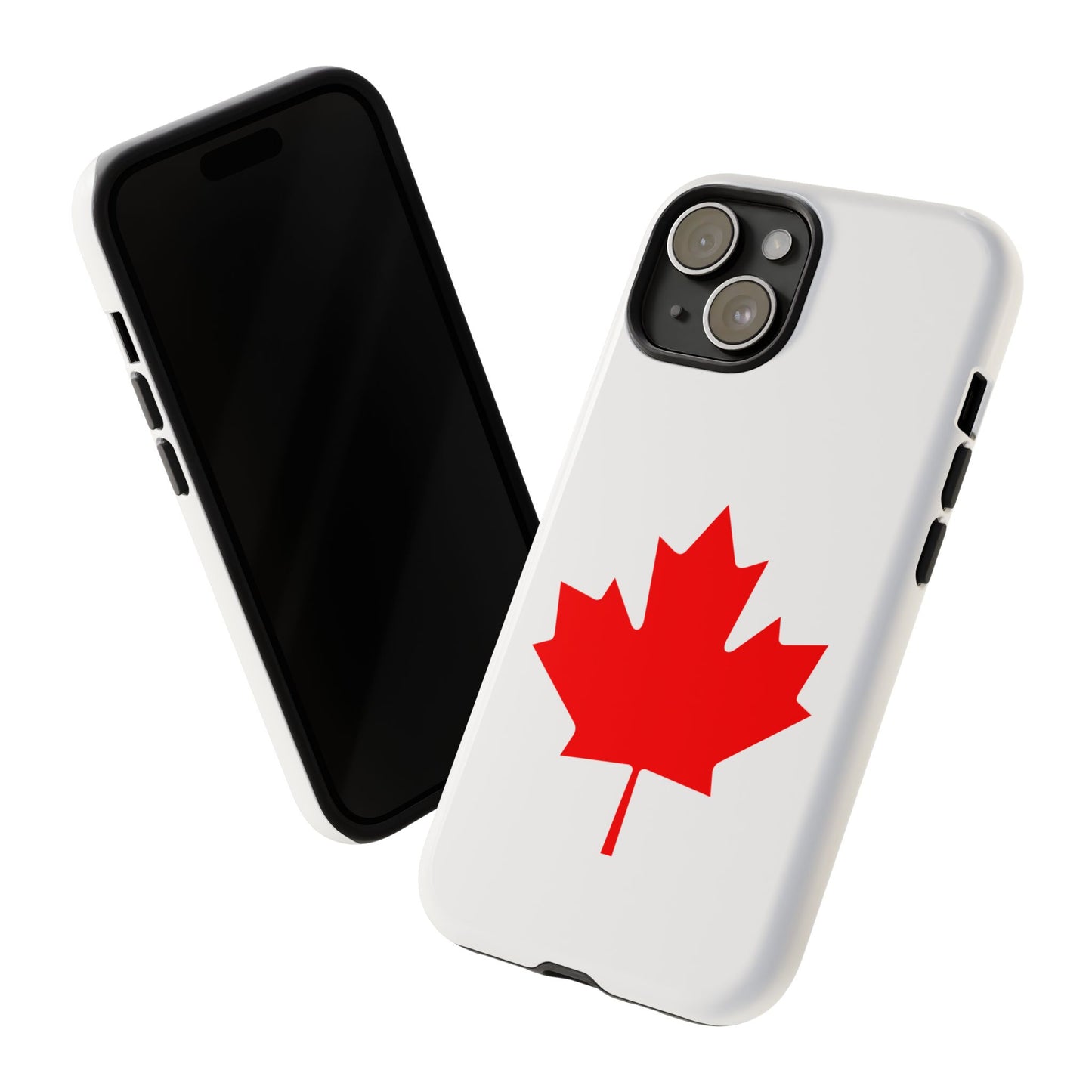 Canadian Maple Leaf iPhone Case (Tough Case model series 15) by TokyoBill