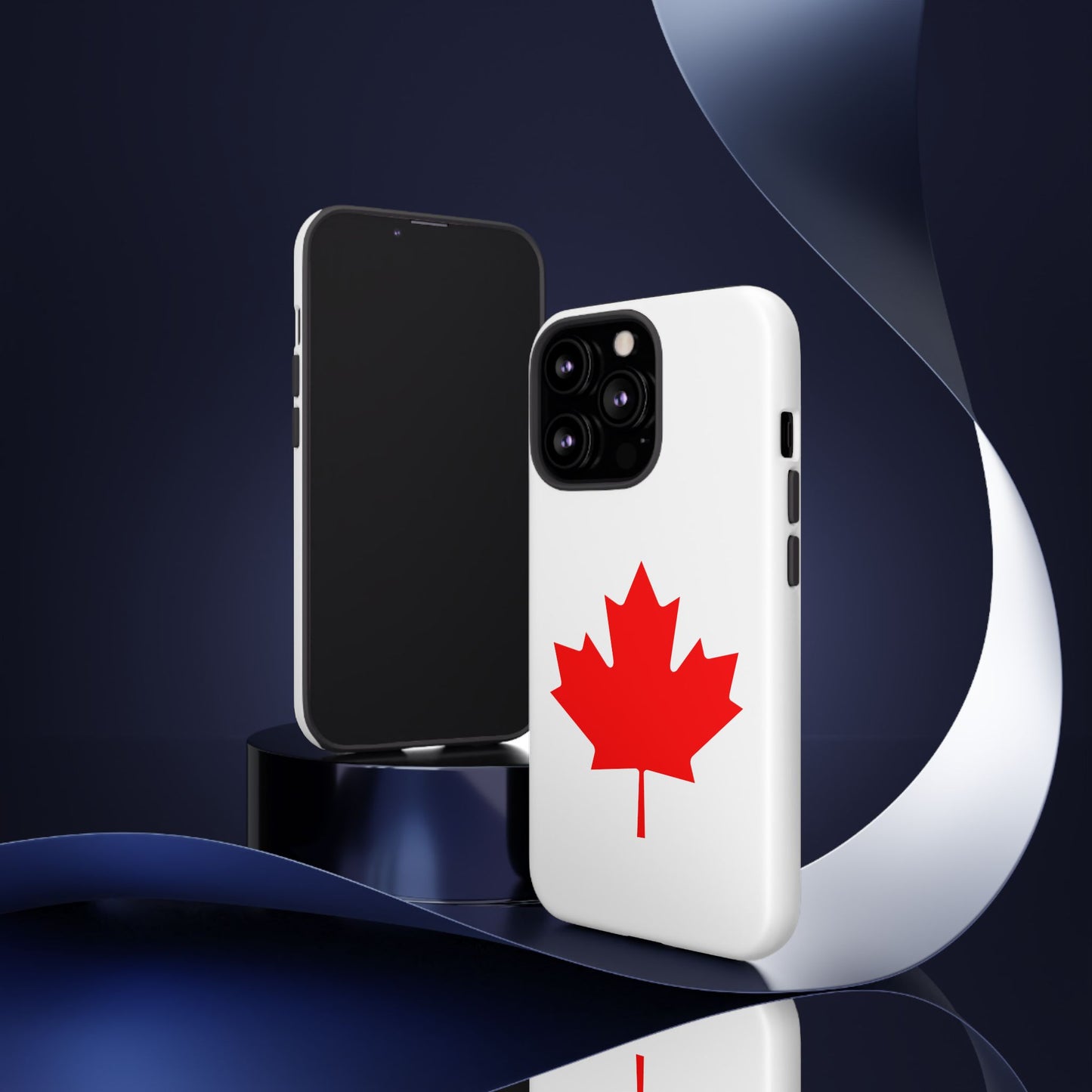 Canadian Maple Leaf iPhone Case (Tough Case model series 13) by TokyoBill