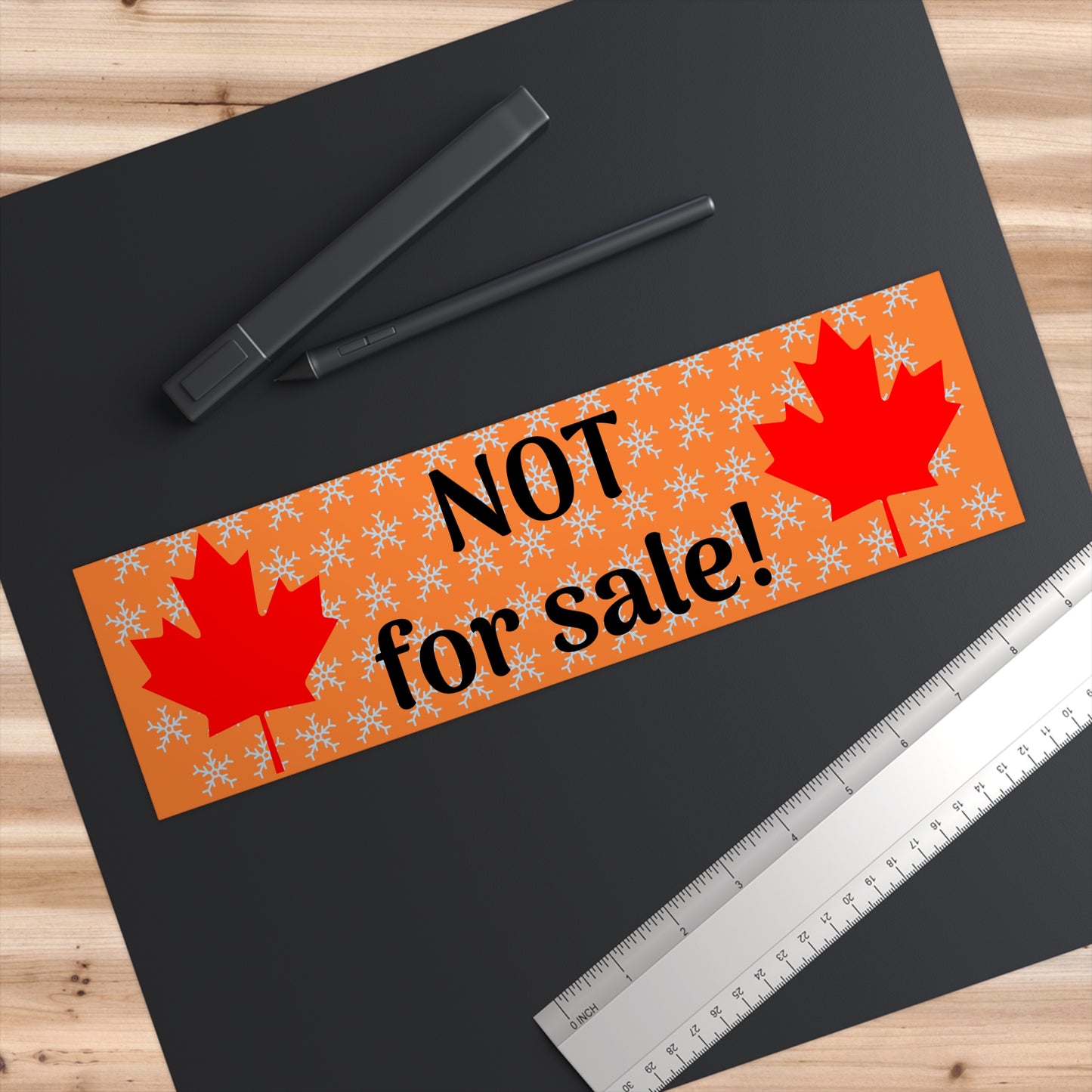 Canada is Not a country for Sale -- Bumper Sticker original by TokyoBill