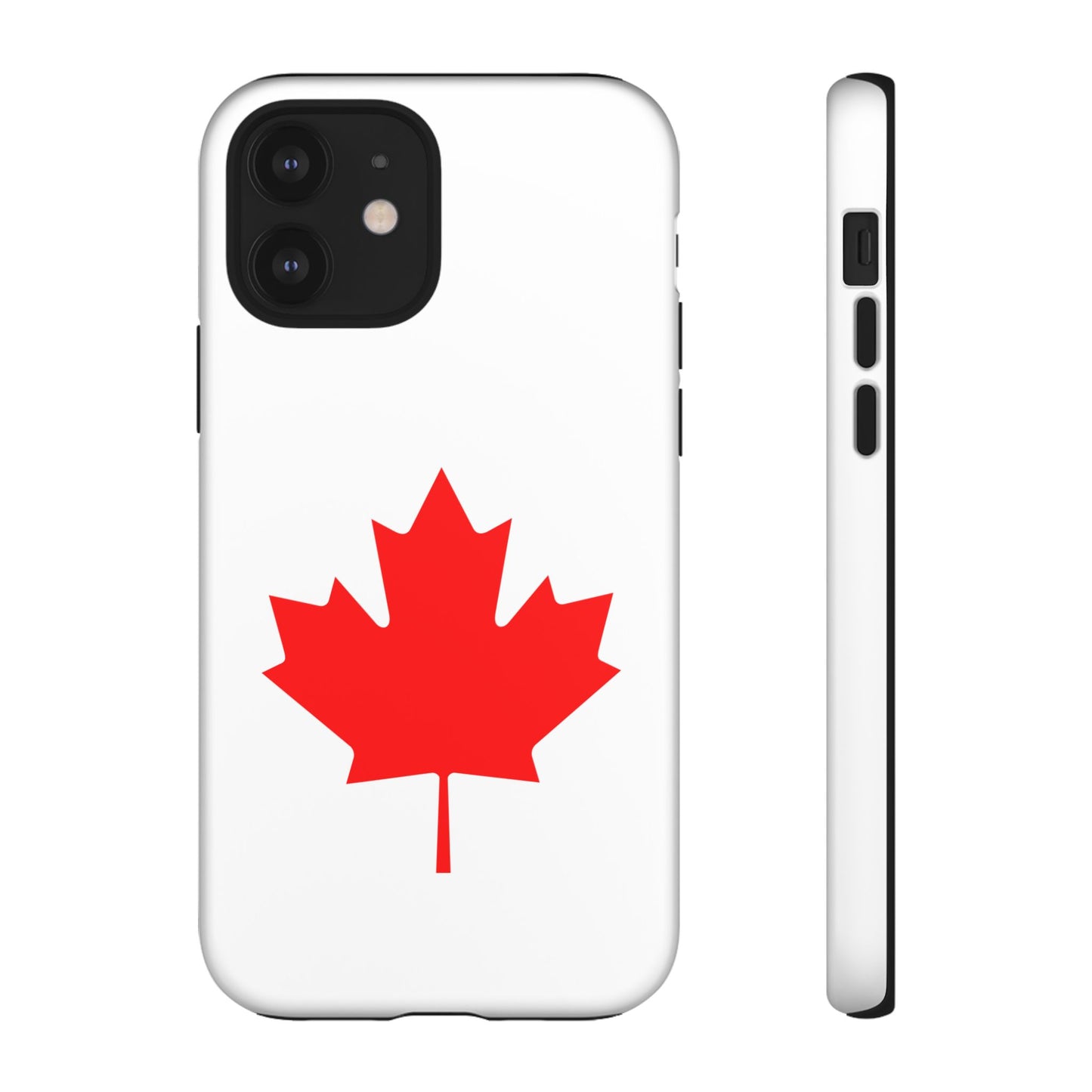 Canadian Maple Leaf iPhone Case (Tough Case model series 12) by TokyoBill