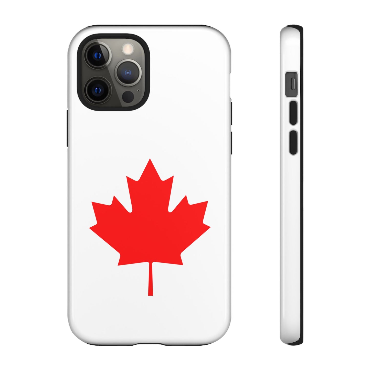 Canadian Maple Leaf iPhone Case (Tough Case model series 12) by TokyoBill