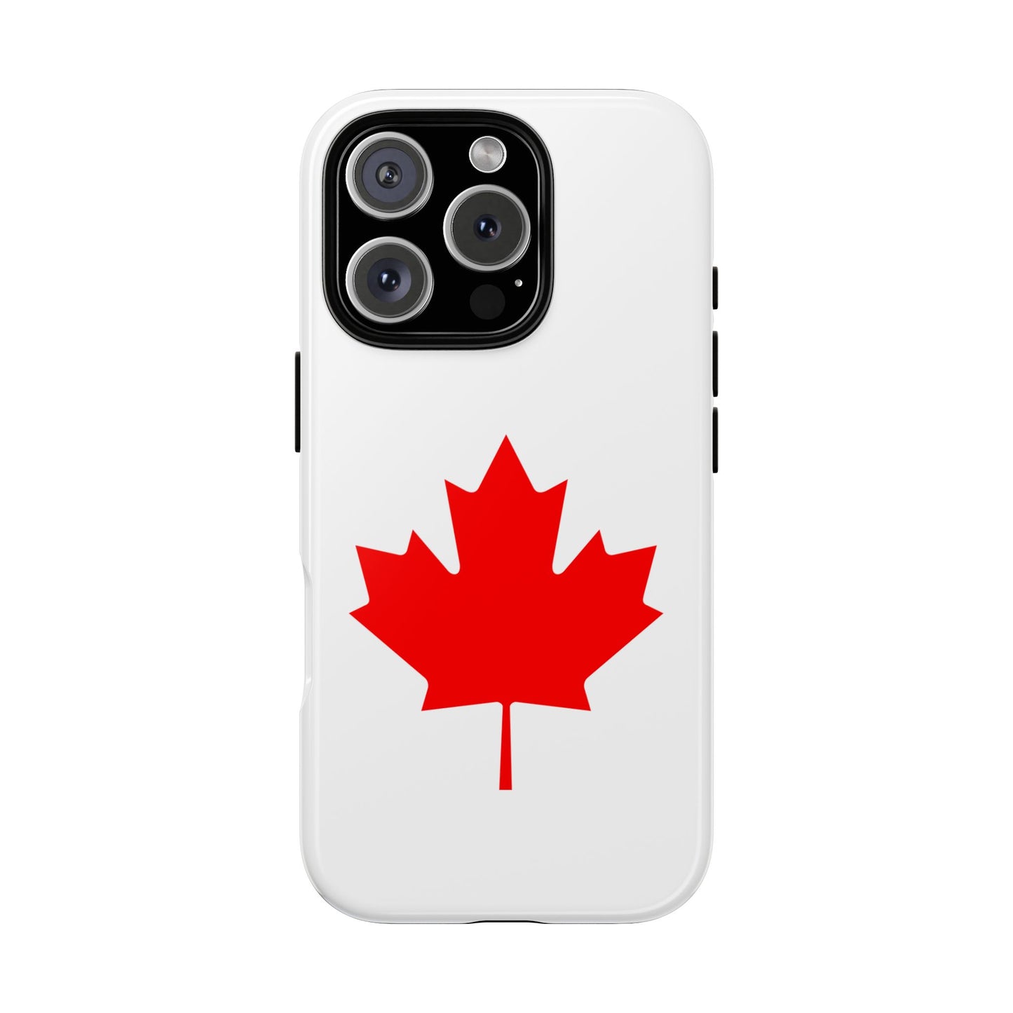 Canadian Maple Leaf iPhone Case (Tough Case model series 16) by TokyoBill
