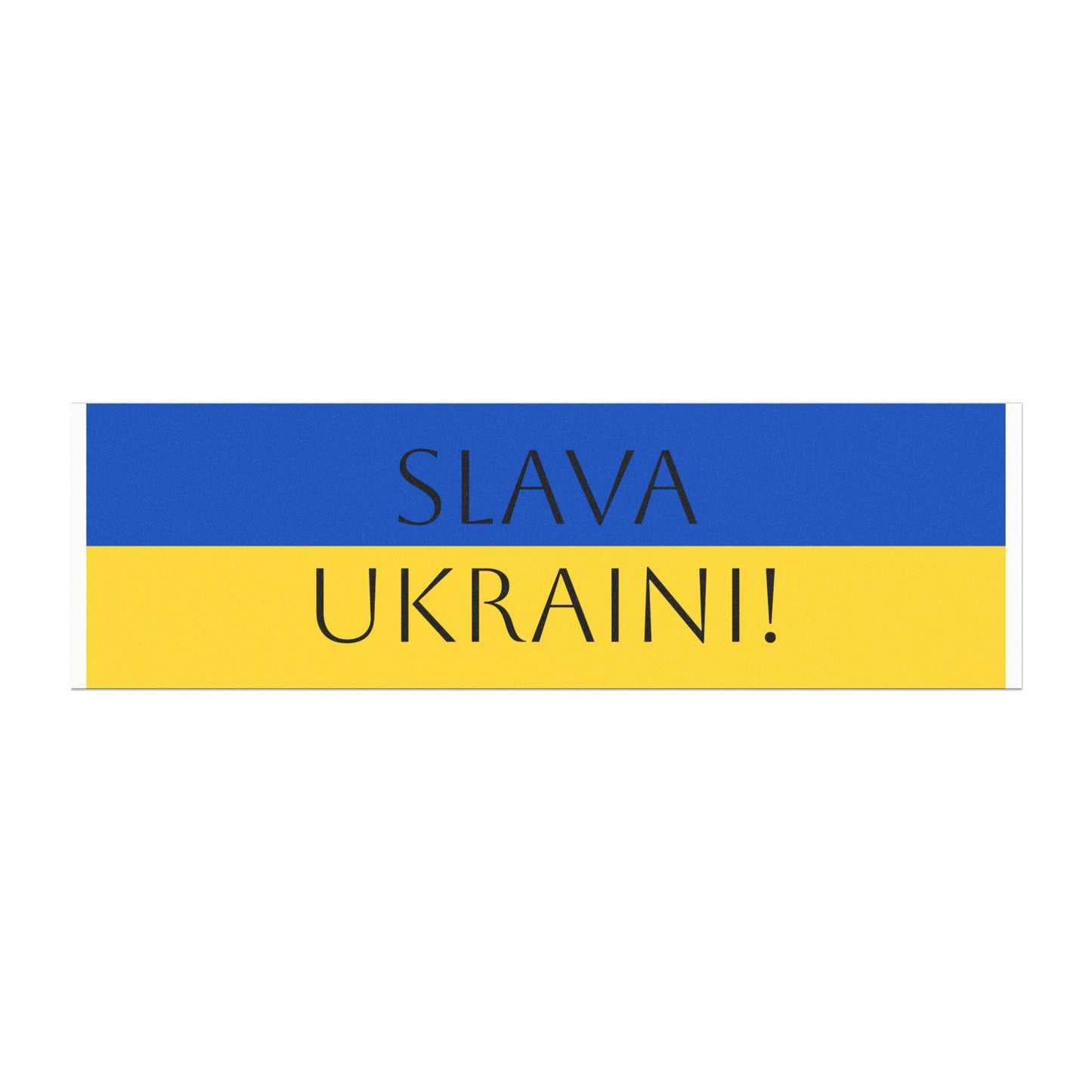 "Slava Ukraini!" -- original Car Magnet by TokyoBill