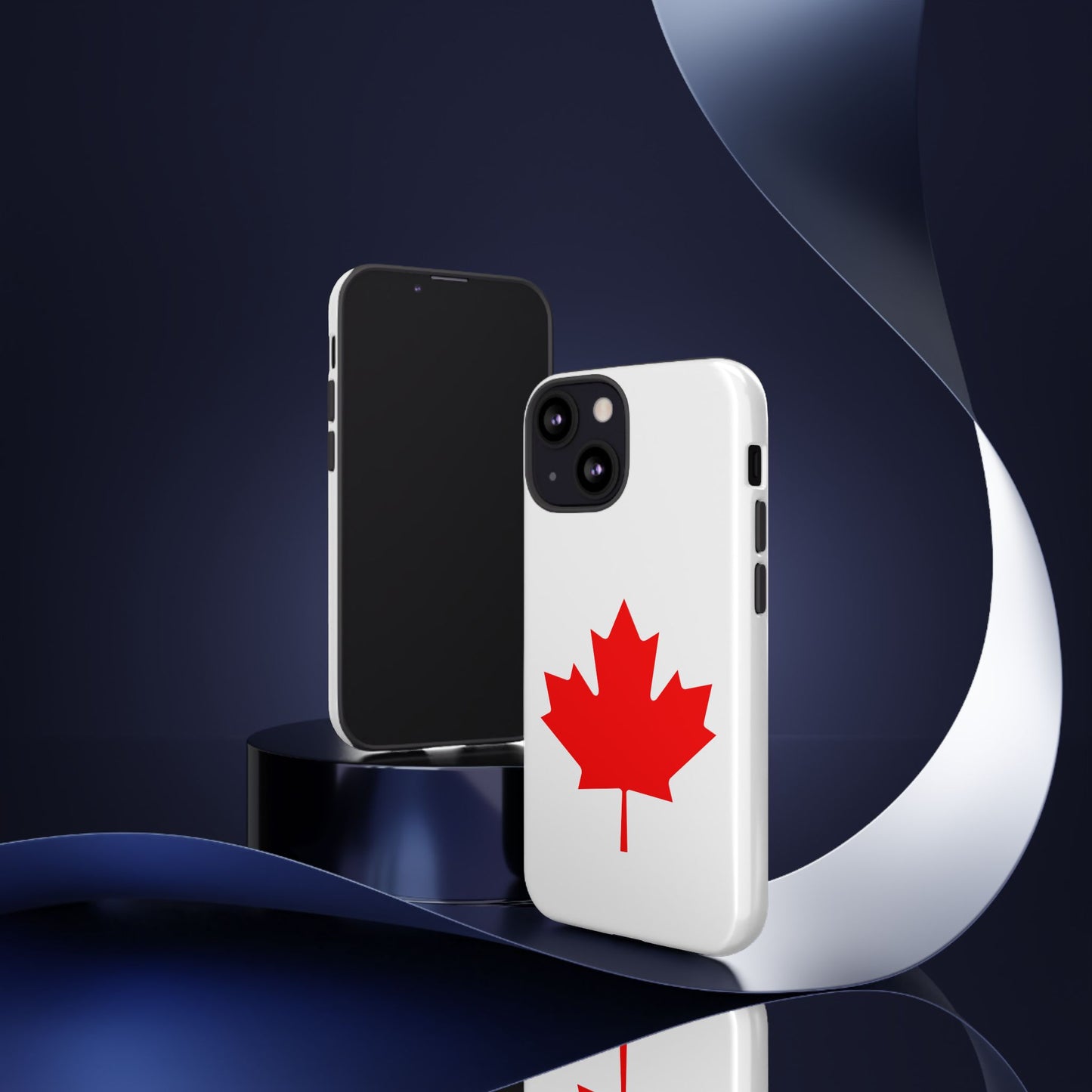 Canadian Maple Leaf iPhone Case (Tough Case model series 13) by TokyoBill