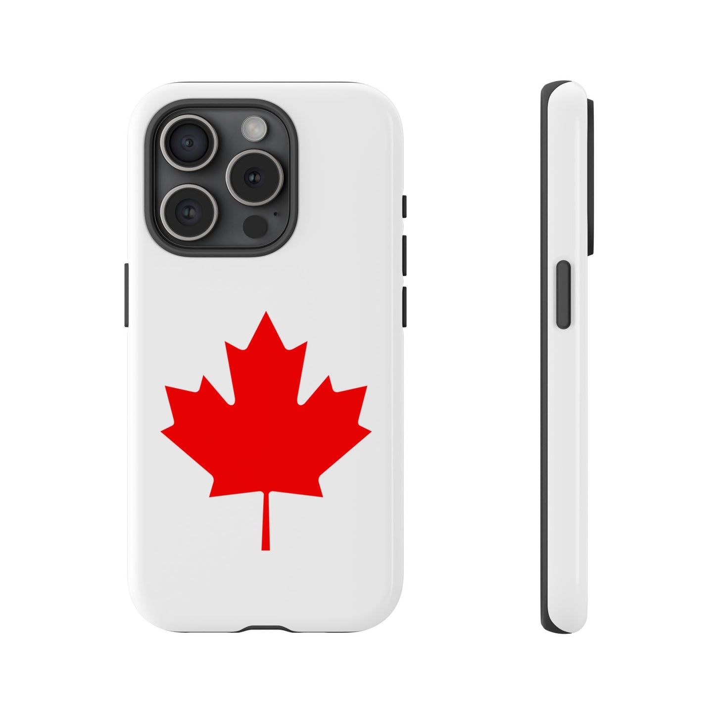 Canadian Maple Leaf iPhone Case (Tough Case model series 15) by TokyoBill