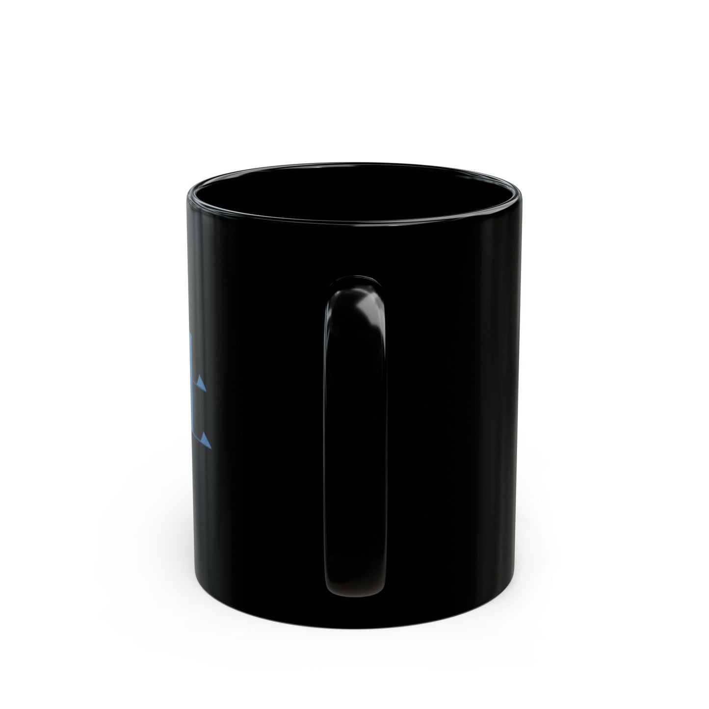 Japanese name 'Inoue' black coffee mug, by TokyoBill
