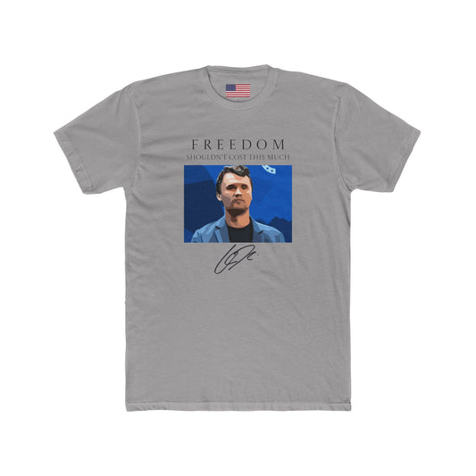 Charlie Kirk USA Unisex Cotton Crew Tee by TokyoBill