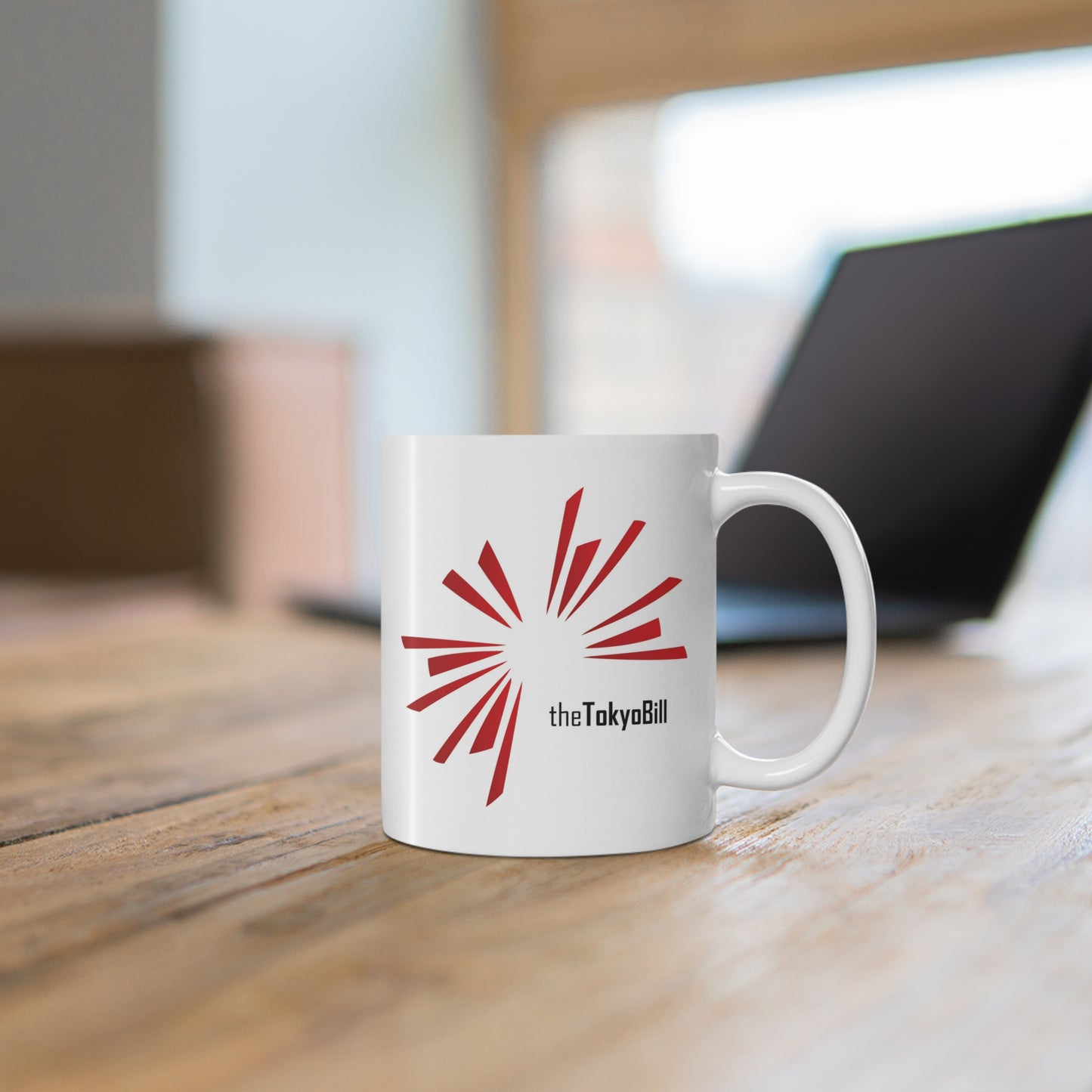 Original 'theTokyoBill' 11oz White Ceramic Coffee Mug, by TokyoBill
