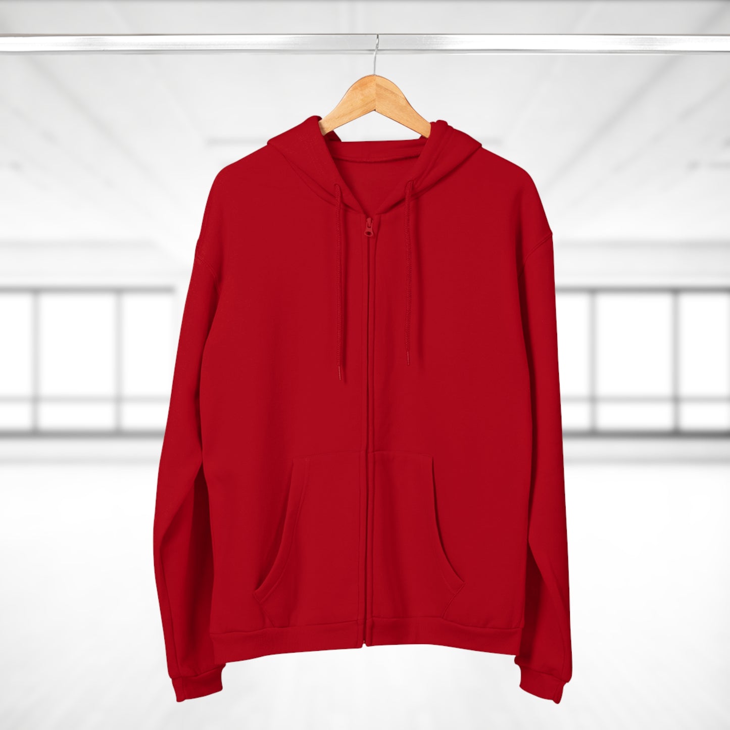 Unisex Zip-Up Hoodie with Ninja on back, by TokyoBill