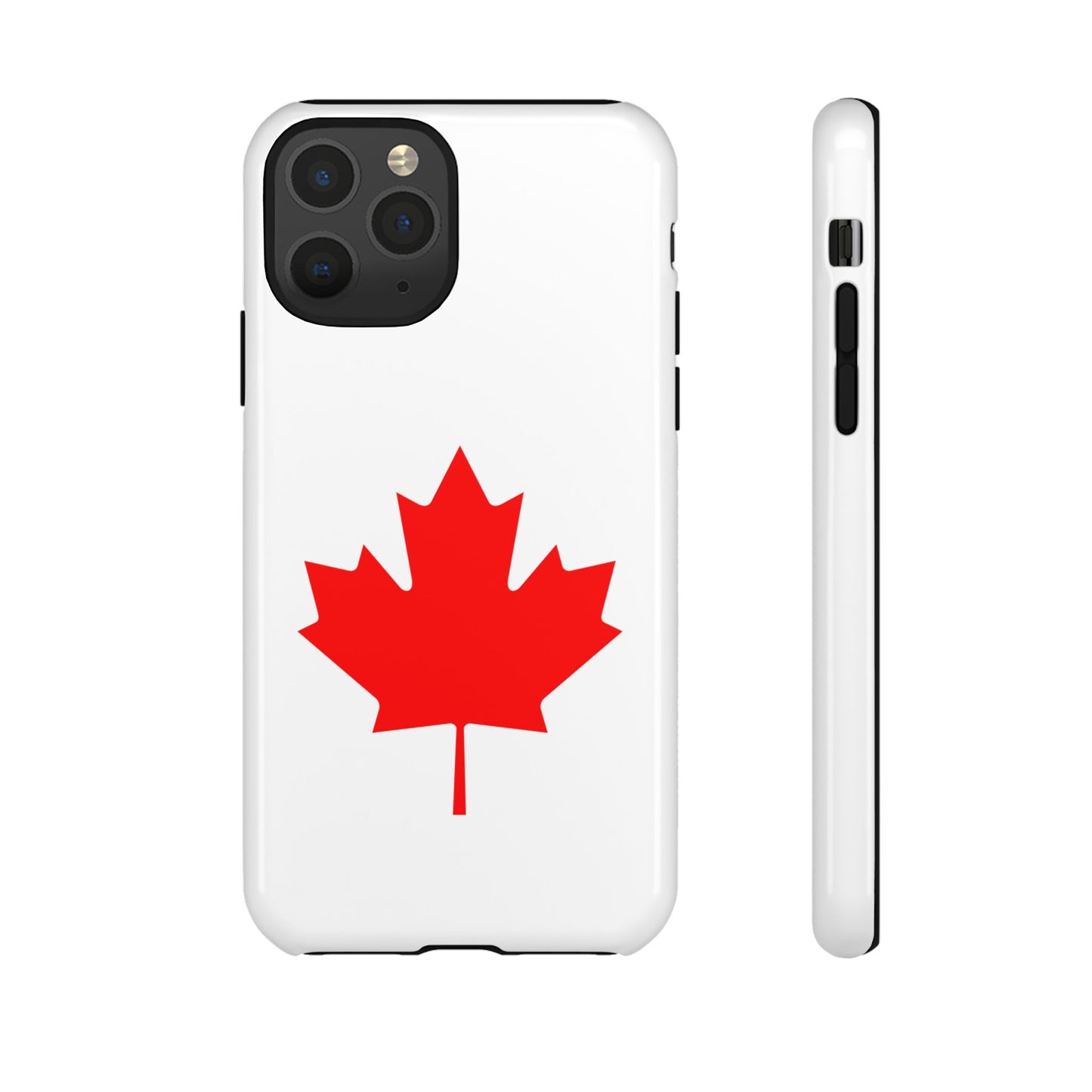 Canadian Maple Leaf iPhone Case (Tough Case model series 11) by TokyoBill
