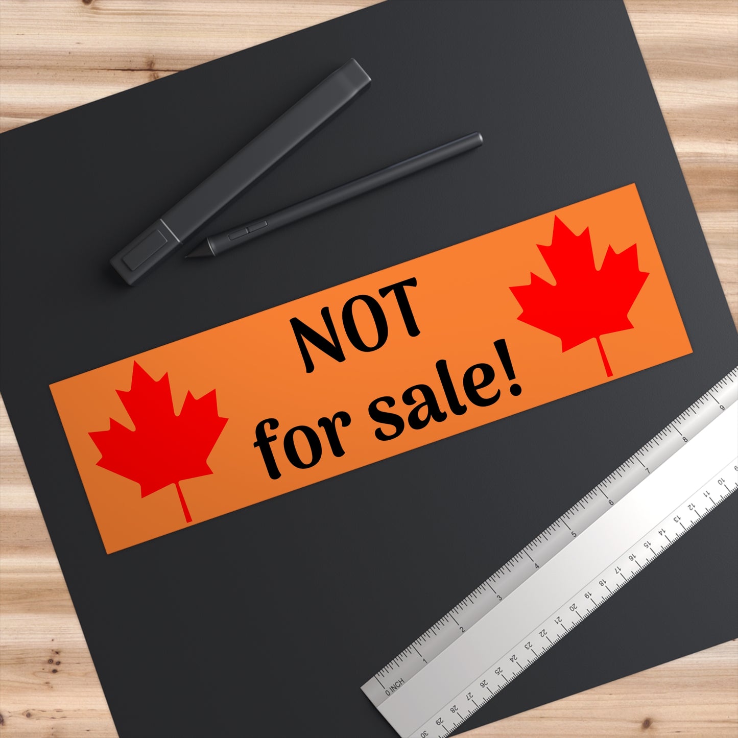 Canada: "NOT for sale!" -- Bumper Sticker original by TokyoBill