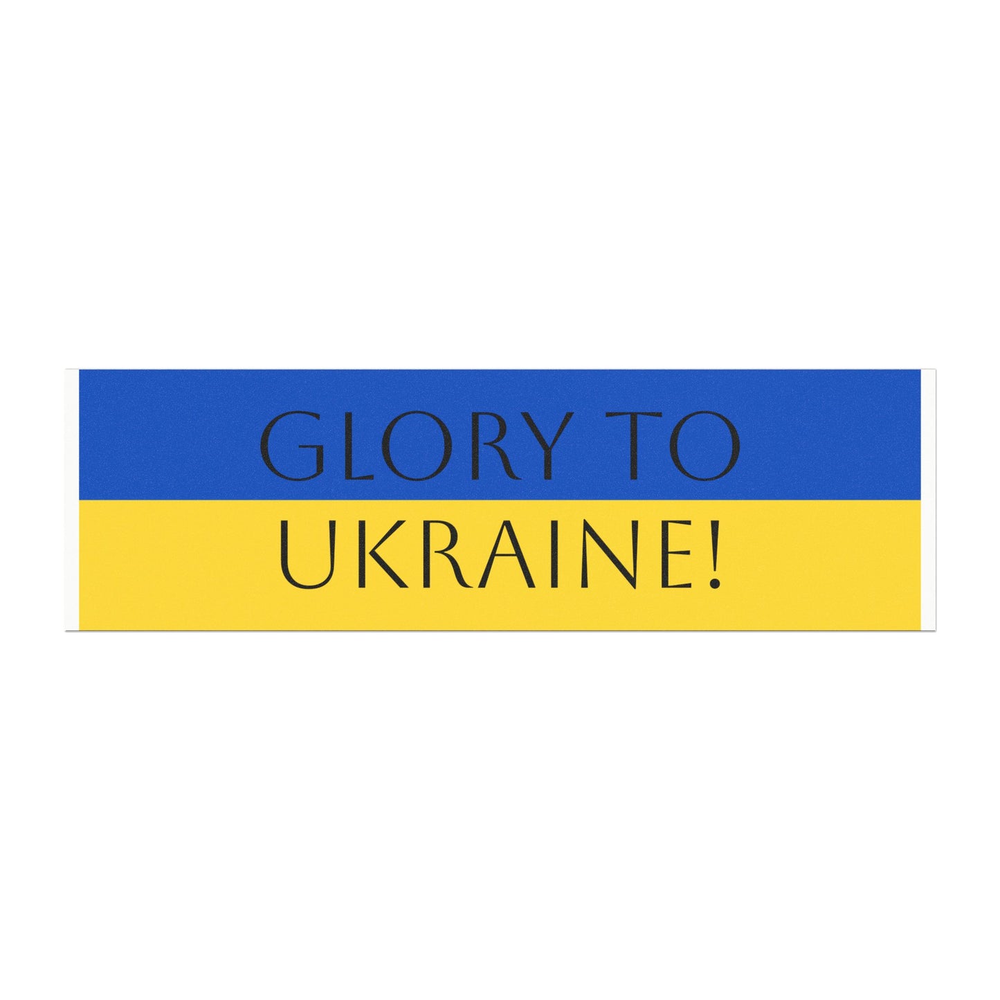 "Glory to Ukraine!" -- original Car Magnet by TokyoBill