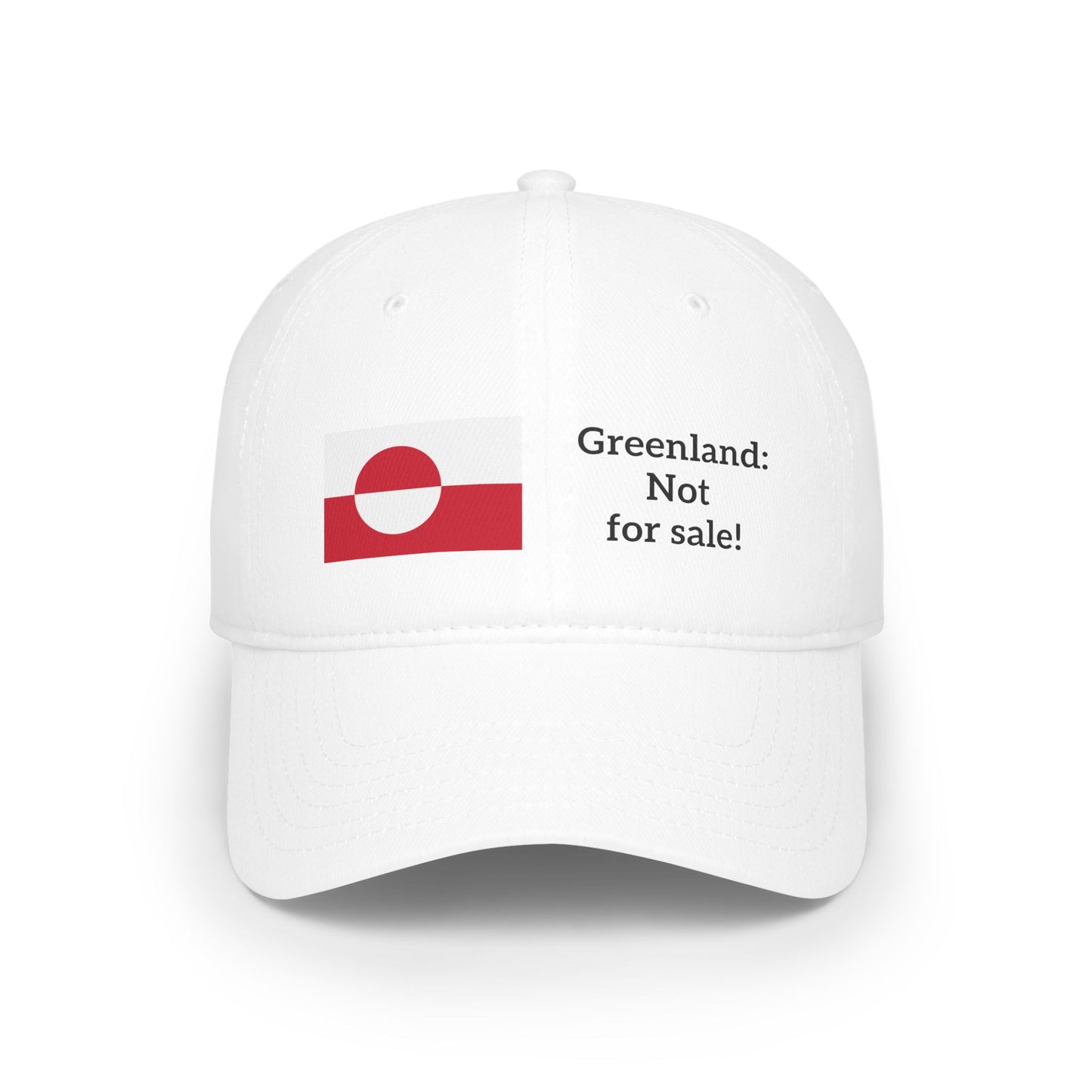 Greenland: Not for sale! -- Original Low Baseball Cap, by TokyoBill