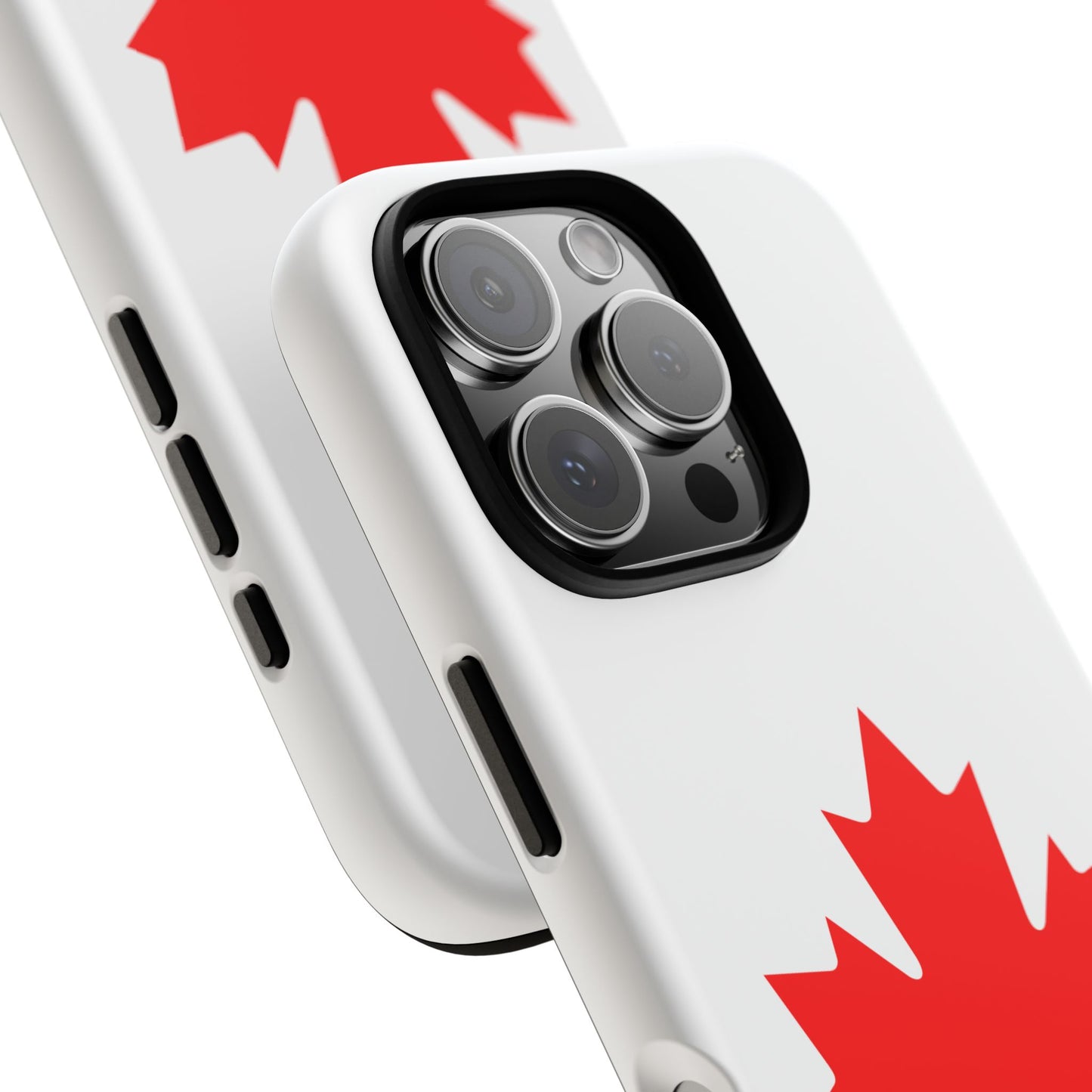 Canadian Maple Leaf iPhone Case (Tough Case model series 16) by TokyoBill