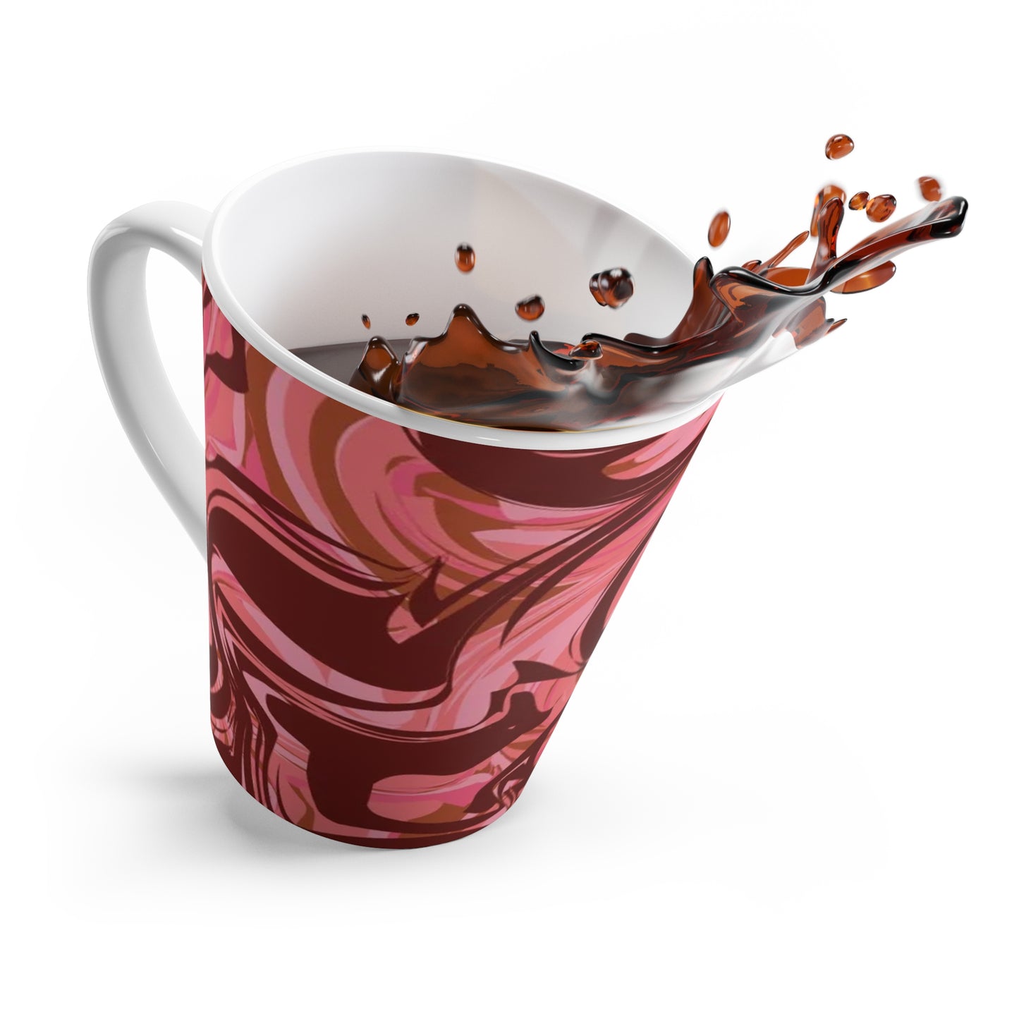 Swirly Print Latte Mug - Ideal for Coffee/Tea Lovers, by TokyoBill
