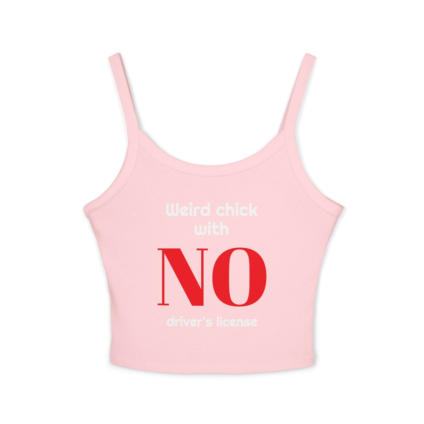 Women's Funny Spaghetti Strap Tank Top, by TokyoBill