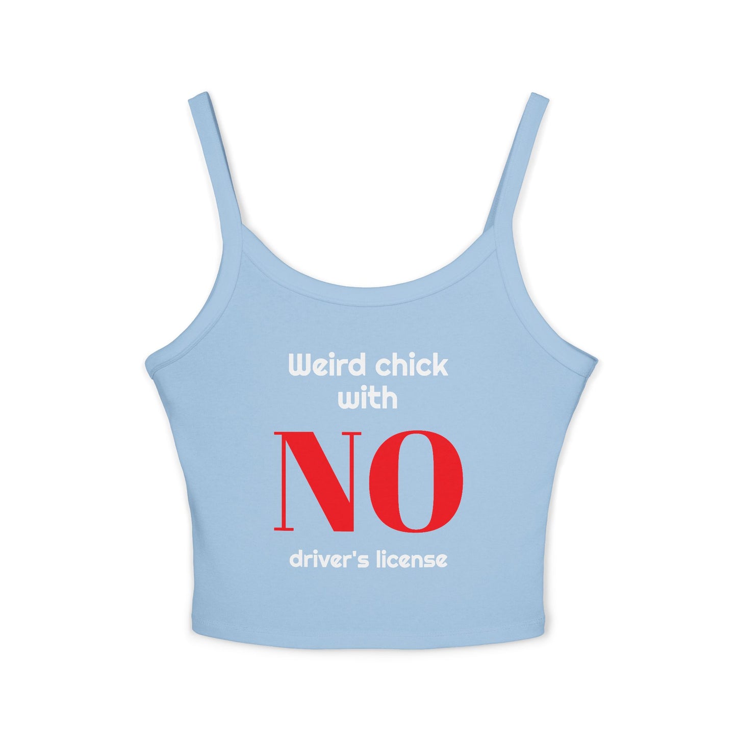 Women's Funny Spaghetti Strap Tank Top, by TokyoBill