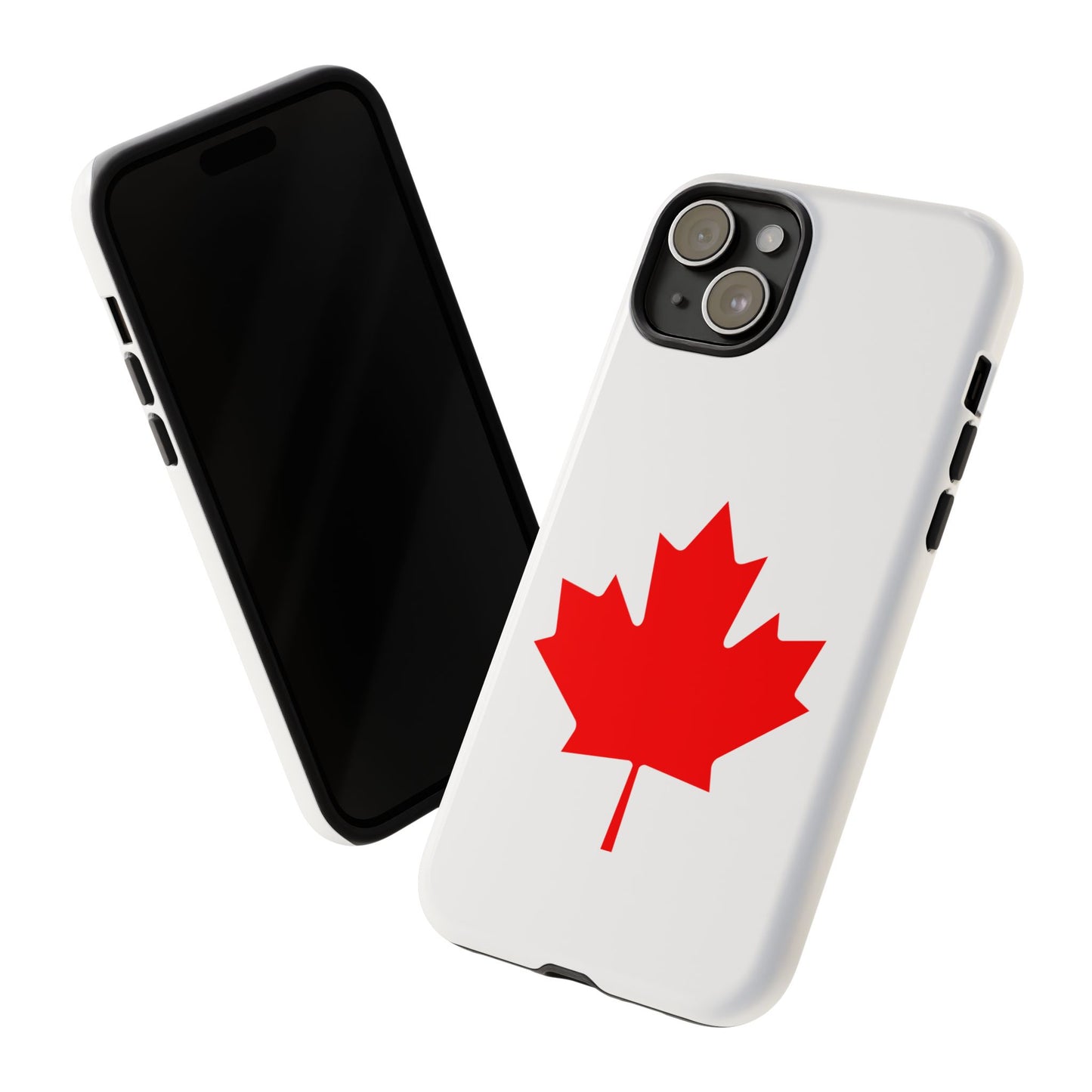 Canadian Maple Leaf iPhone Case (Tough Case model series 15) by TokyoBill