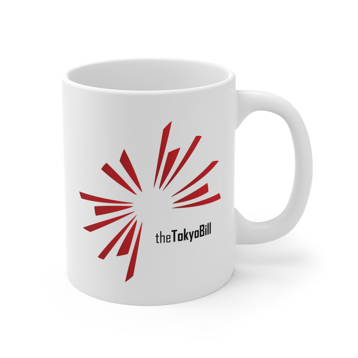 'theTokyoBill' original 11oz White Ceramic Coffee Mug, by TokyoBill