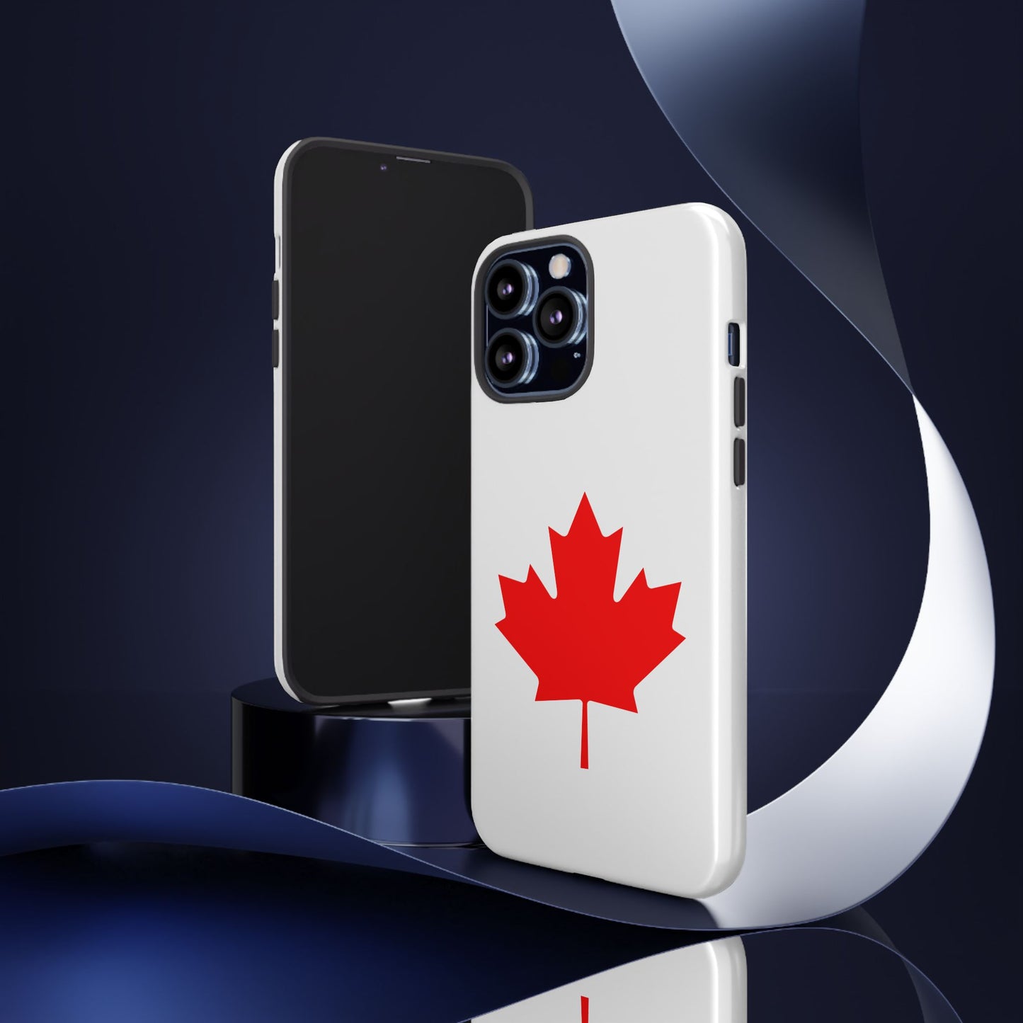 Canadian Maple Leaf iPhone Case (Tough Case model series 13) by TokyoBill